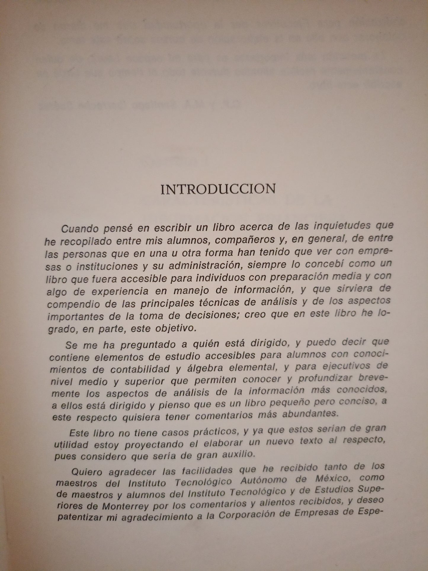 ANÁLISIS DE INFORMACIÓN FINANCIERA PARA TOMA DE DECISIONES POR SANTIAGO IBARRACHE SUÁREZ USADO ADMINISTRACIÓN LITERARIO 305