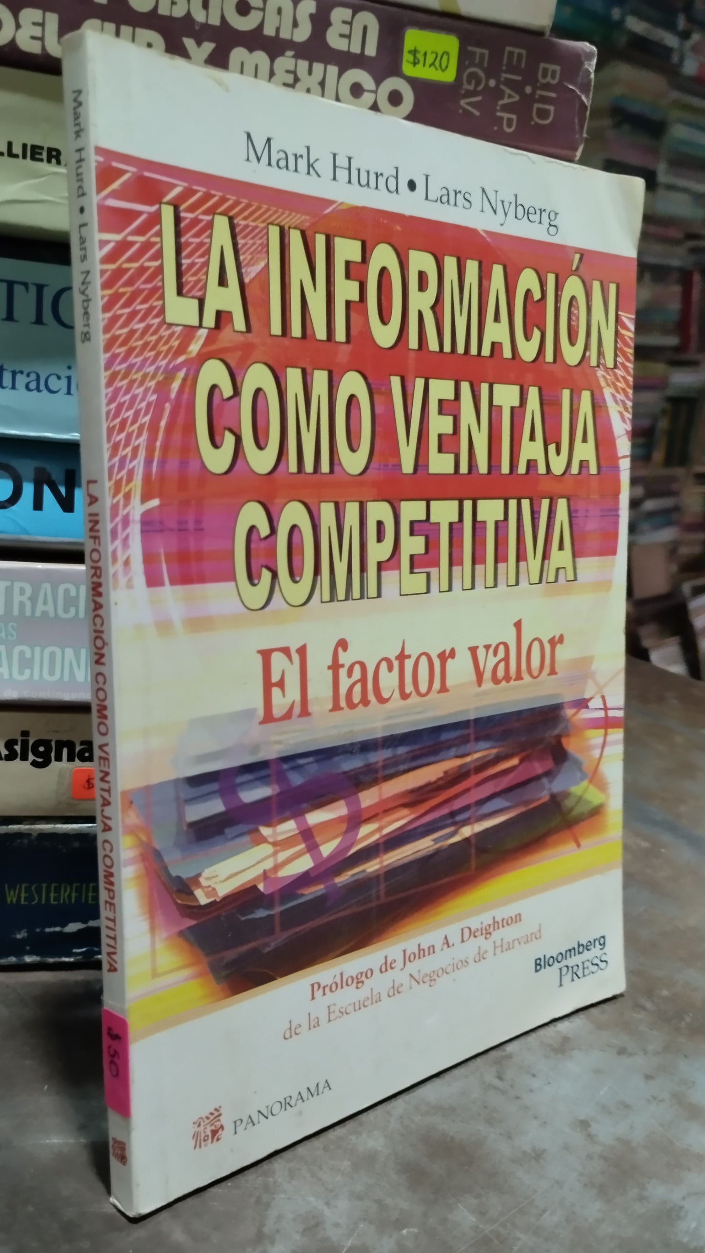 LA INFORMACION COMO VENTAJA COMPETITIVA POR MARK HURD LIBRO USADO ADMINISTRACION ALDAMA
