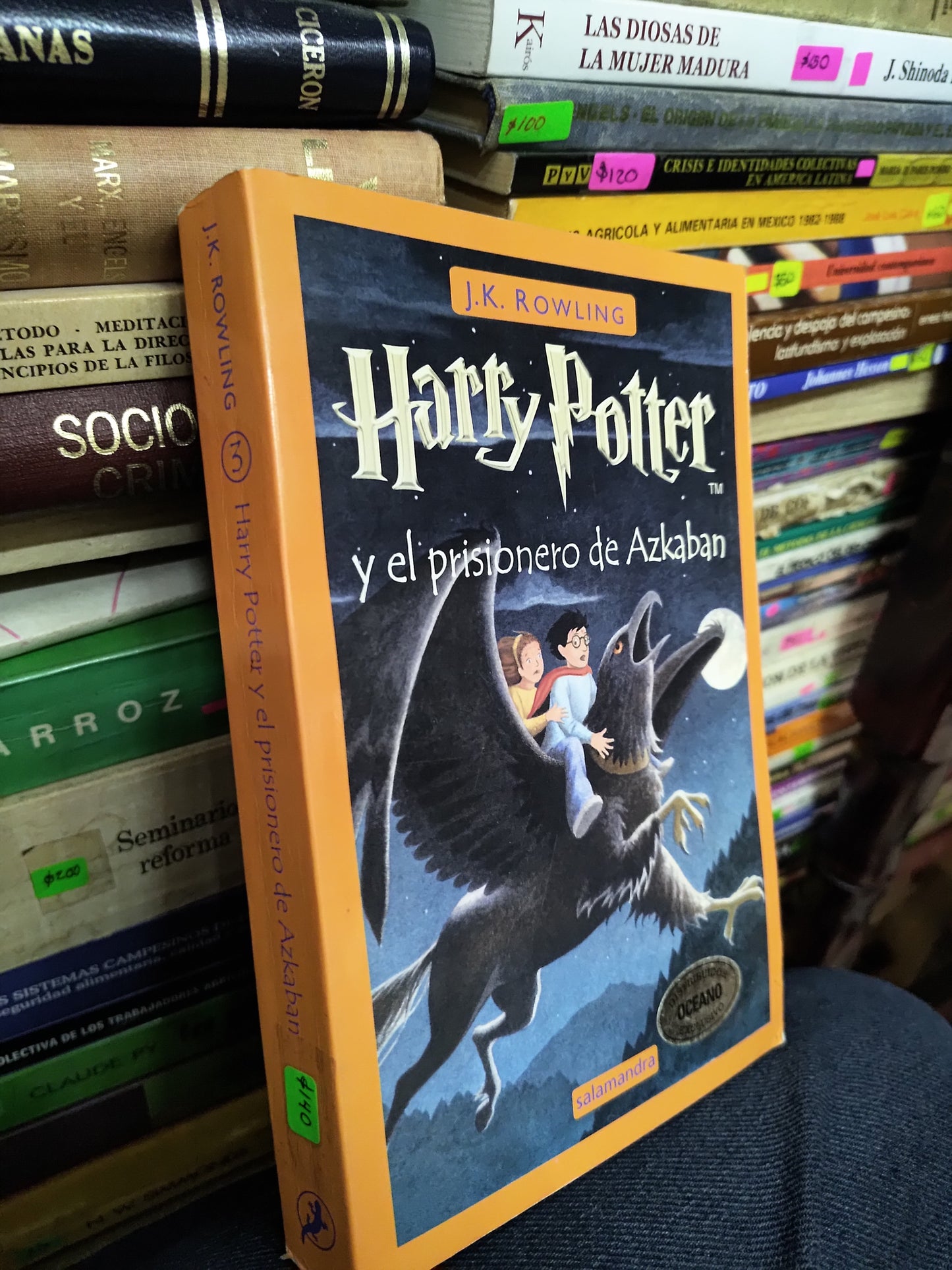 HARRY POTTER Y EL PRISIONERO DE AZKABAN POR J. K. ROWLING USADO NOVELAS LITERARIO 207