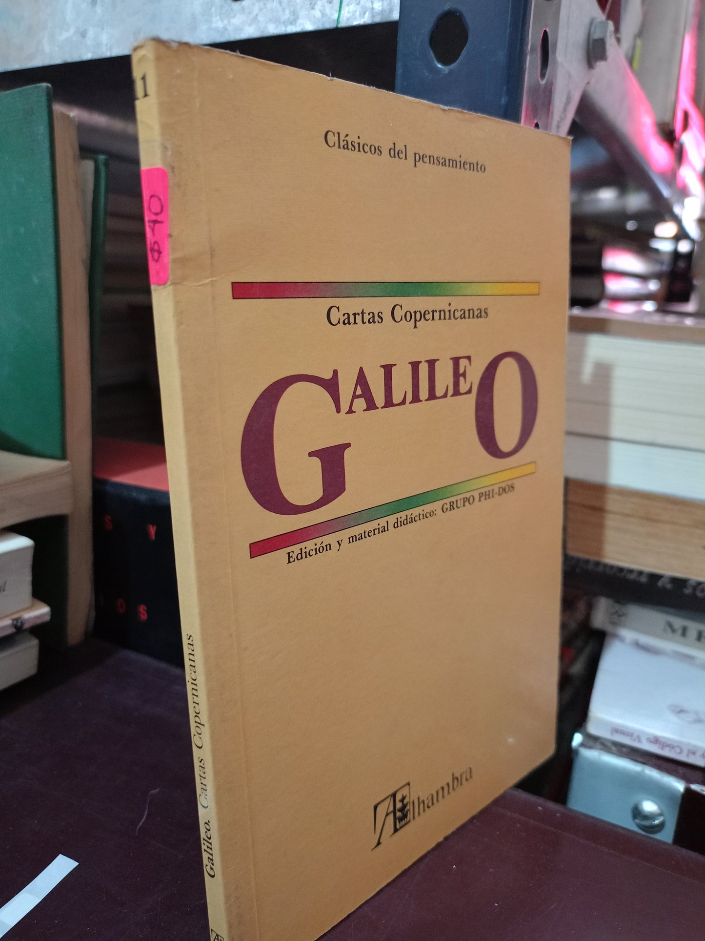 CARTAS COPERNICANAS GALILEO USADO FILOSOFIA LITERARIO 305