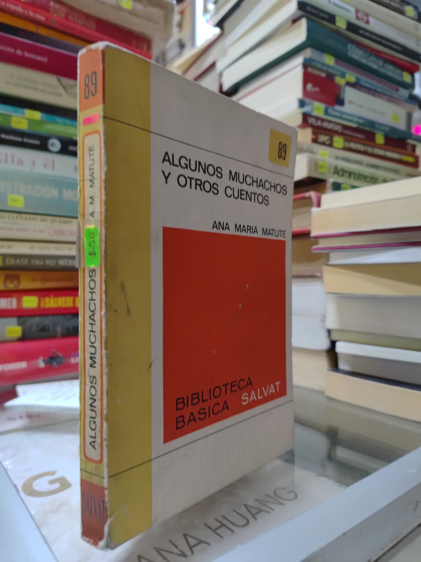 ALGUNOS MUCHACHOS Y OTROS CUENTOS POR ANA MARIA MATUTE USADO NOVELAS JUAREZ 507