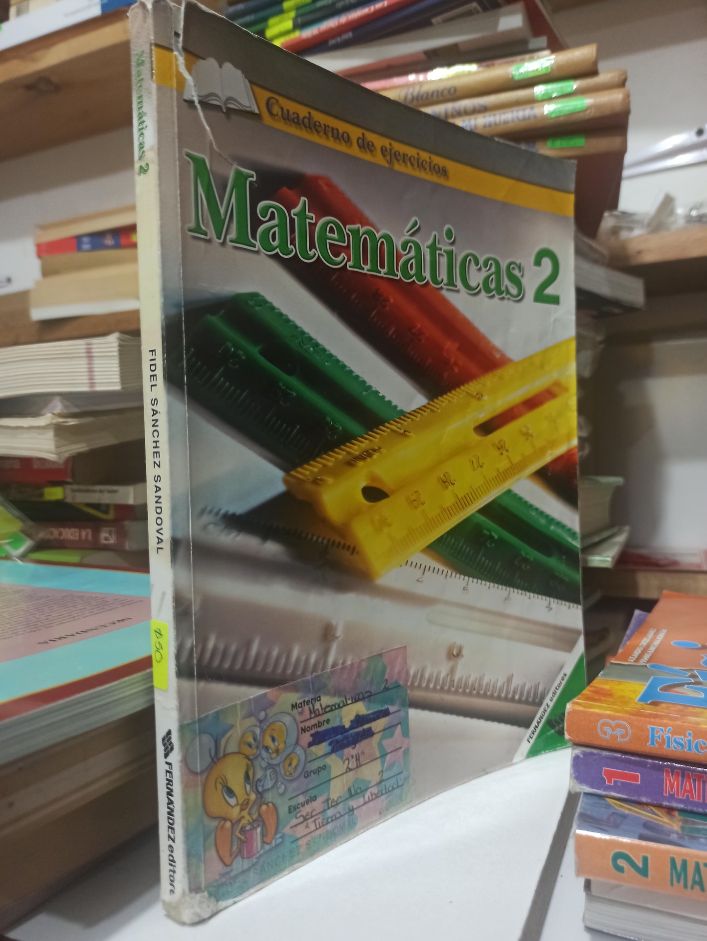MATEMATICAS 2 POR EDITORIAL FERNANDEZ USADO MATEMÁTICAS JUÁREZ