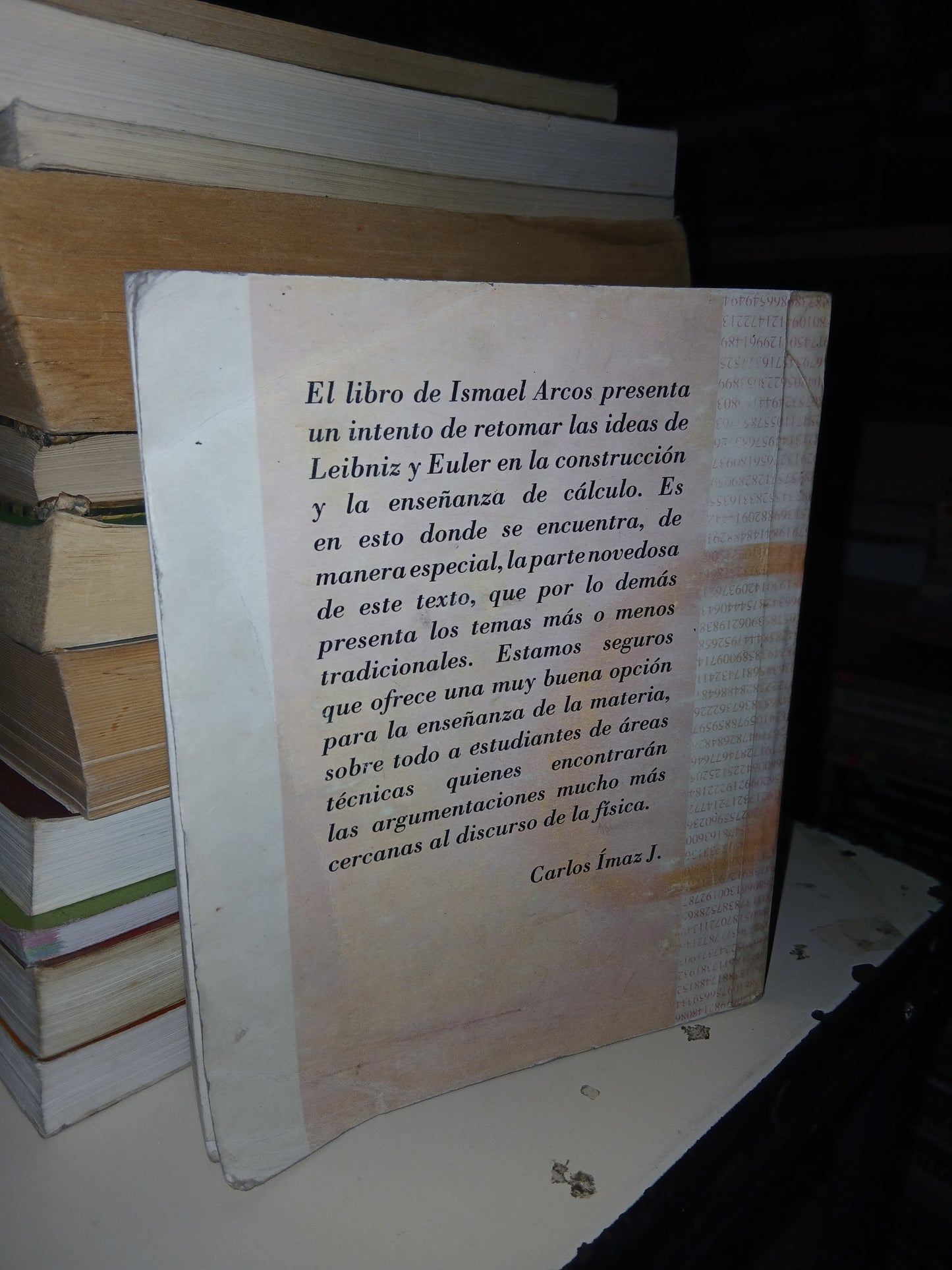 CÁLCULO INFINITESIMAL PARA ESTUDIANTES DE INGENIERÍA POR J. ISMAEL ARCOS QUEZADA USADO CÁLCULO LITERARIO 207