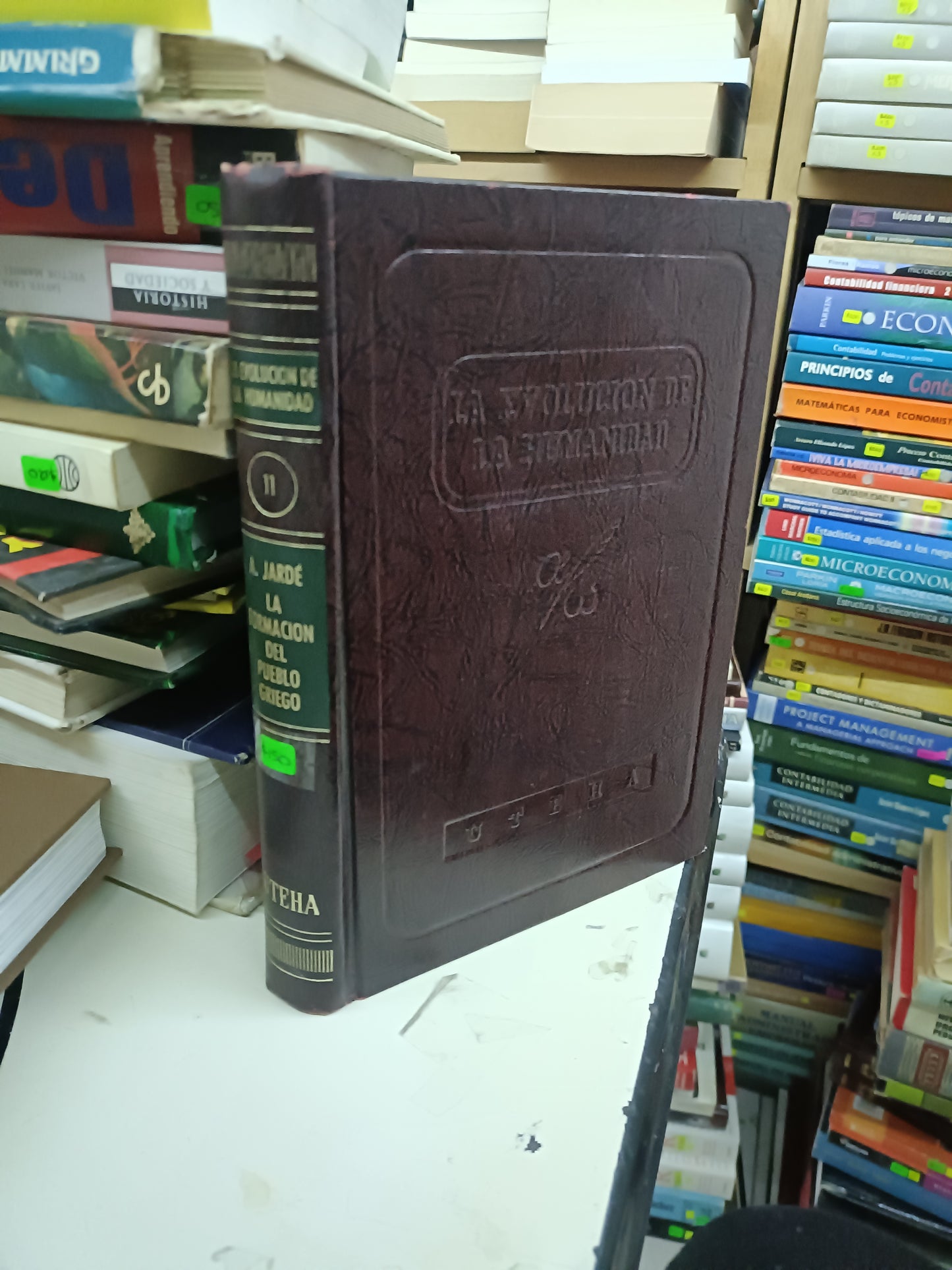 LA EVOLUCIÓN DE LA HUMANIDAD TOMO II LA FORMACIÓN DEL PUEBLO GRIEGO POR A.JARDE USADO HISTORIA LITERARIO 207