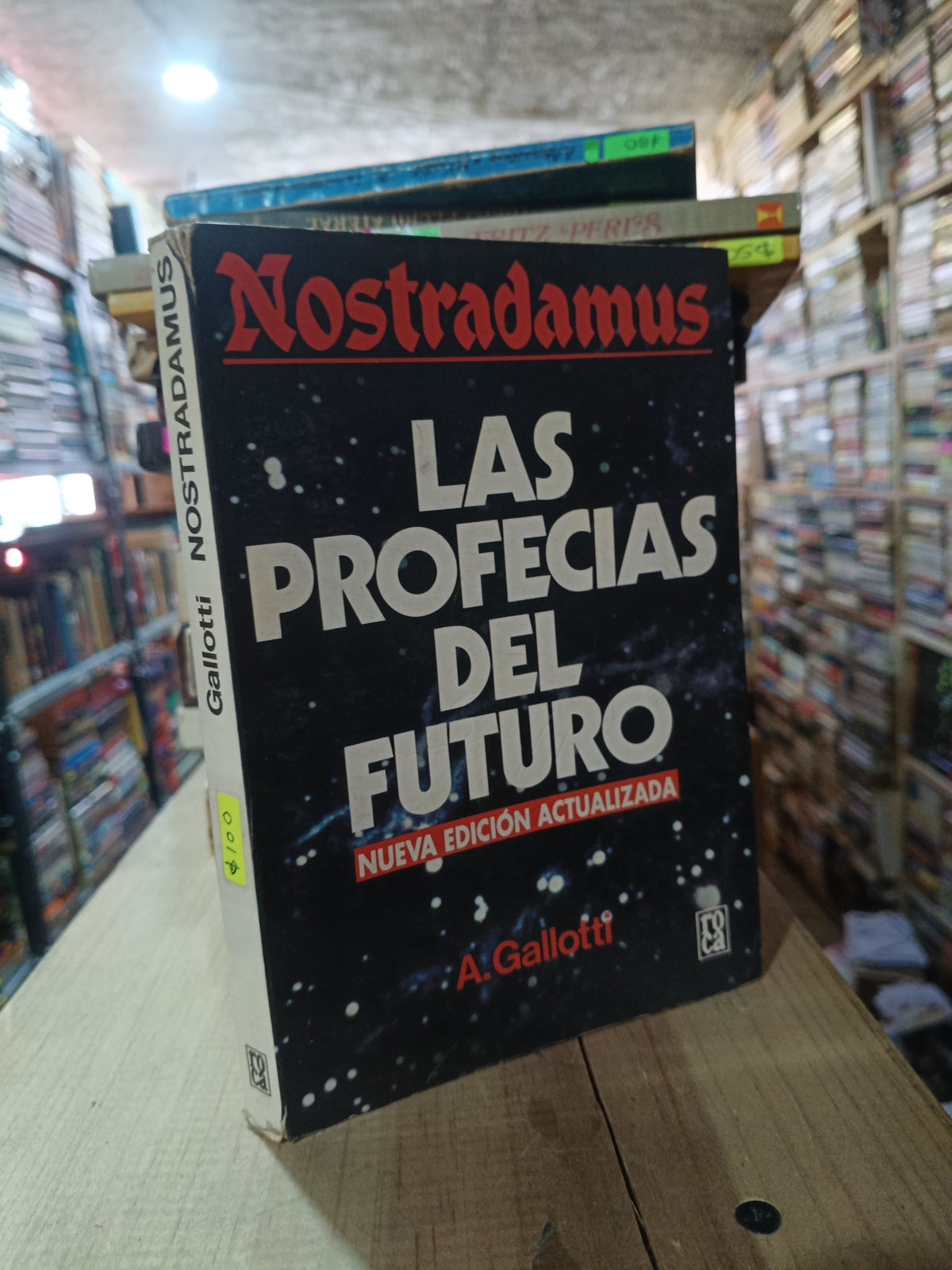 LAS PROFECIAS DEL FUTURO POR NOSTRADAMUS USADO NOVELA ALDAMA