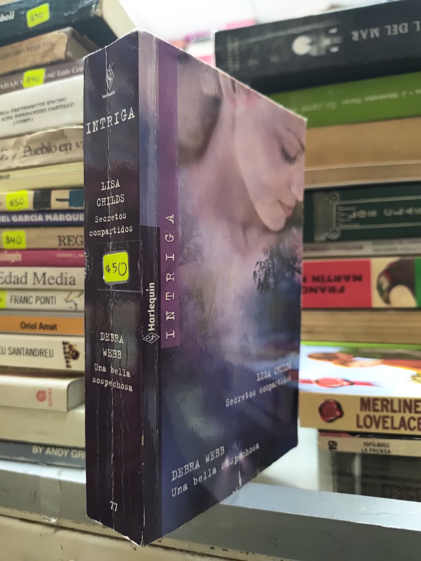 SECRETOS COMPARTIDOS POR LISA CHILDS Y UNA BELLA SOSPECHA POR DEPRA WEBB USADO NOVELAS JUAREZ 507