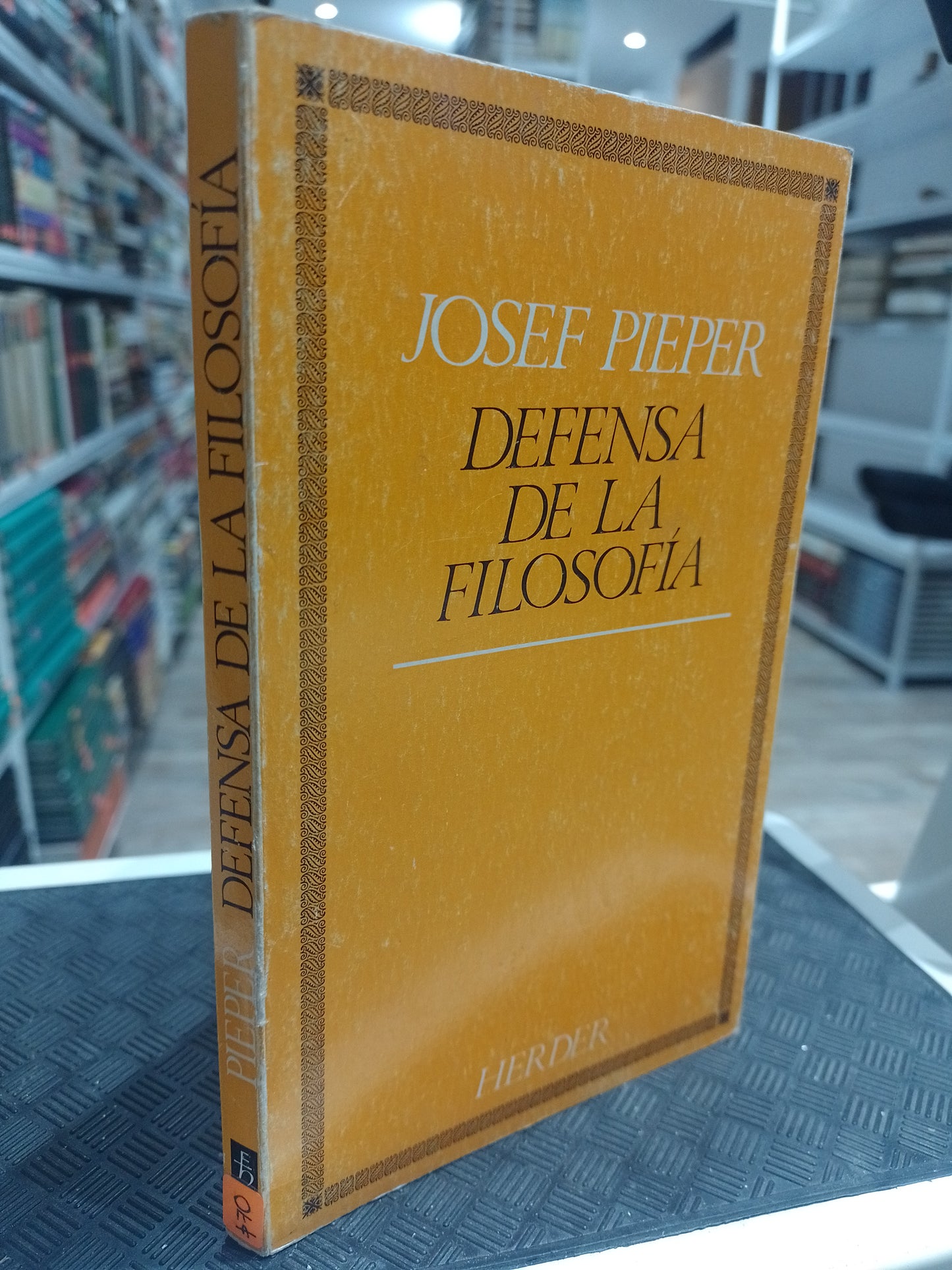 DEFENSA DE LA FILOSOFIA POR JOSEF PIEPER USADO SOCIOLOGIA JUAREZ 515