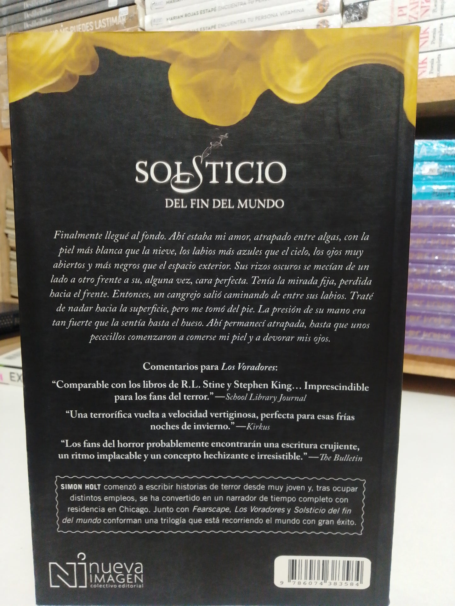 SOLSTICIO DEL FIN DEL MUNDO POR SIMON HOLT USADO NOVELA JUAREZ