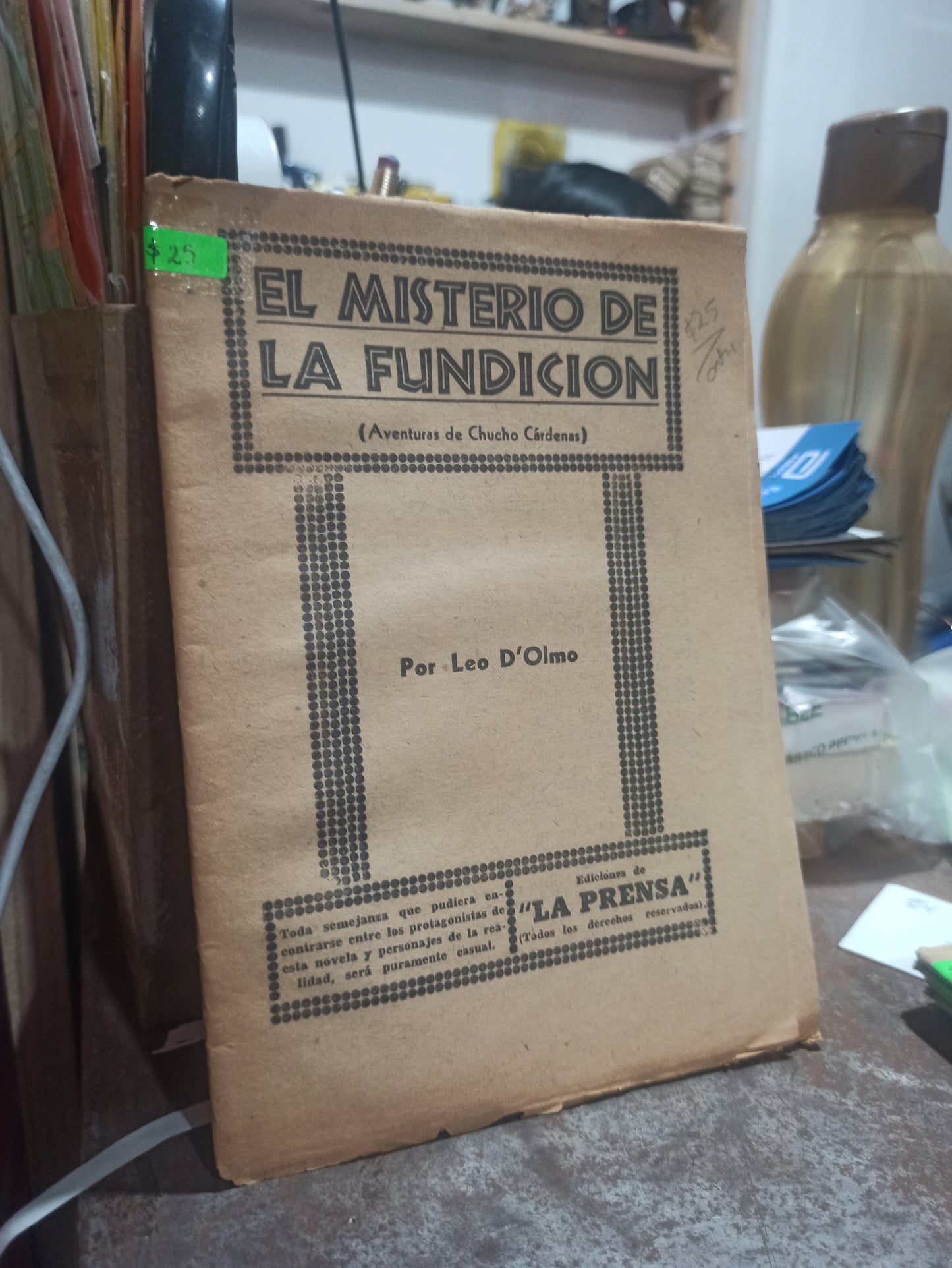 EL MISTERIO DE LA FUNDACIÓN POR LEO D'OLMO USADO ANTIGUOS ALDAMA