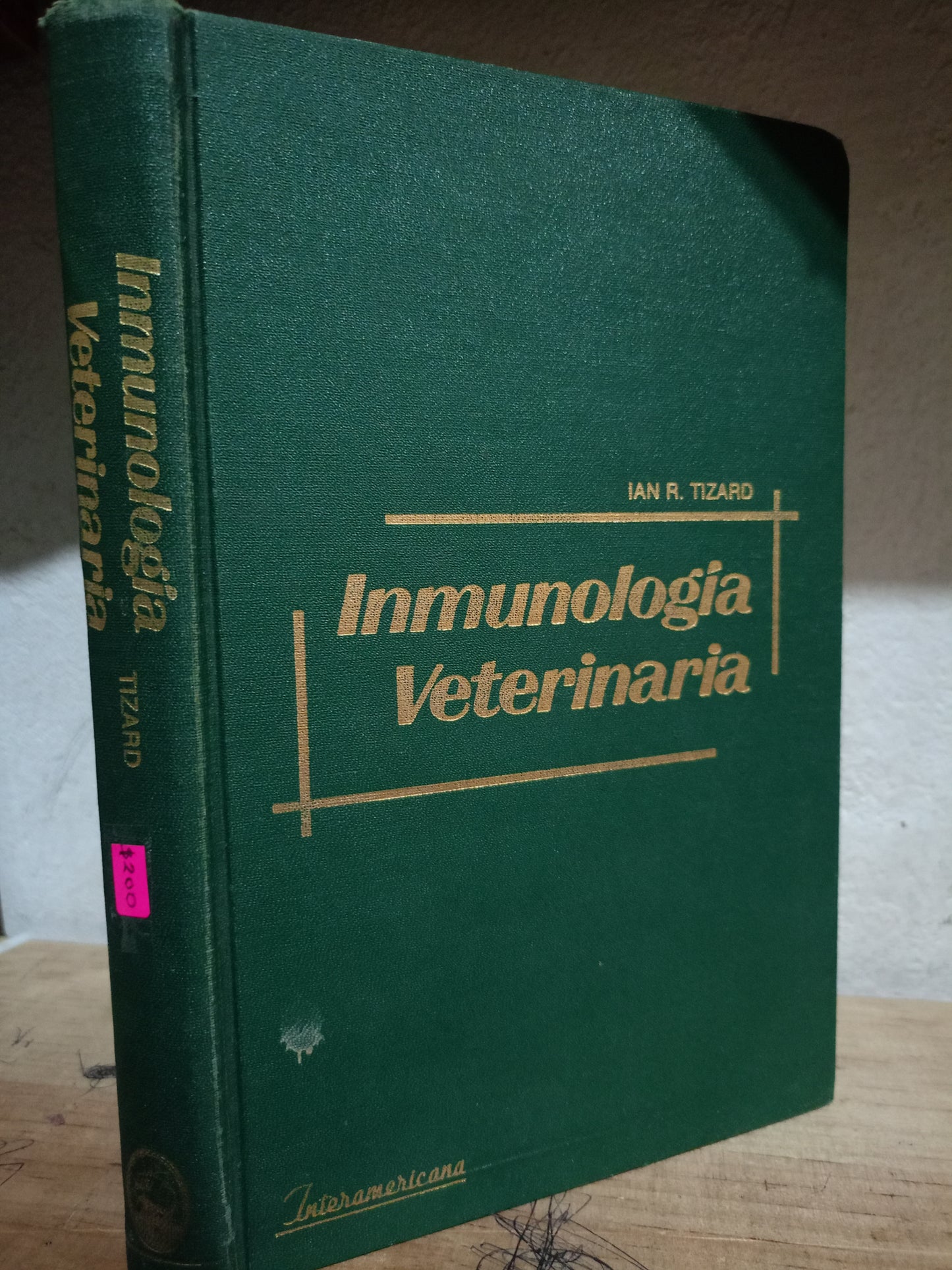 INMUNOLOGIA VETERINARIA PIR IAN R. TIZARD USADO VETERINARIA LITERARIO 305