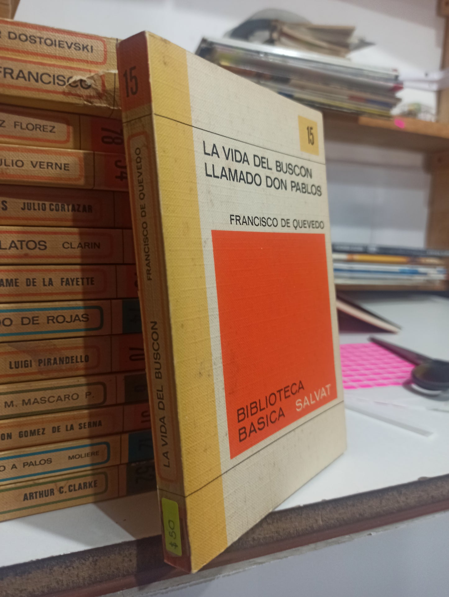 LA VIDA DEL BUSCON LLAMADO DON PABLOS POR FRANCISCO DE QUEVEDO USADO NOVELAS JUÁREZ