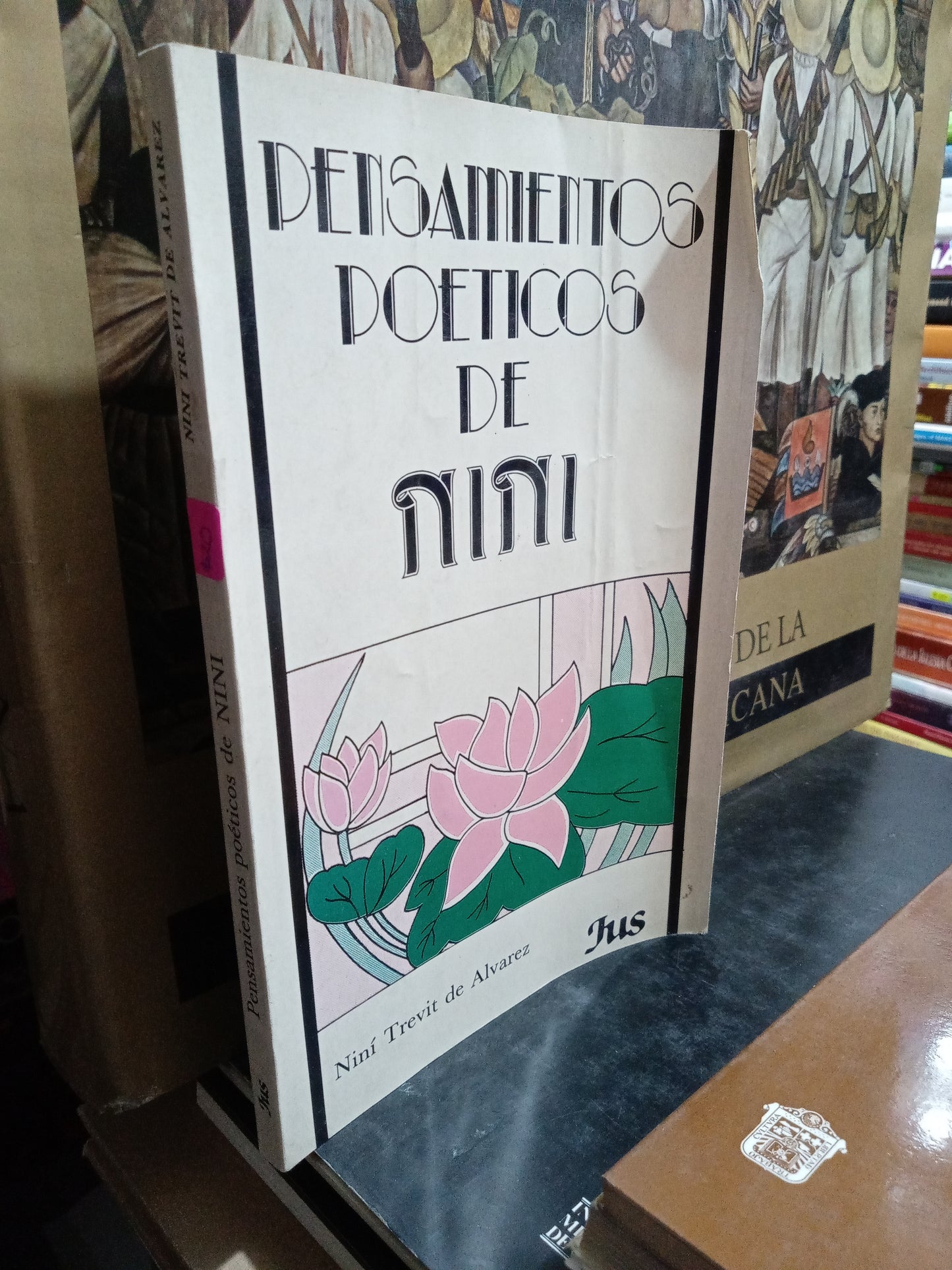 PENSAMIENTOS POETICOS DE NINI POR NINI TREVIT DE ALVAREZ USADO POESIA JUAREZ