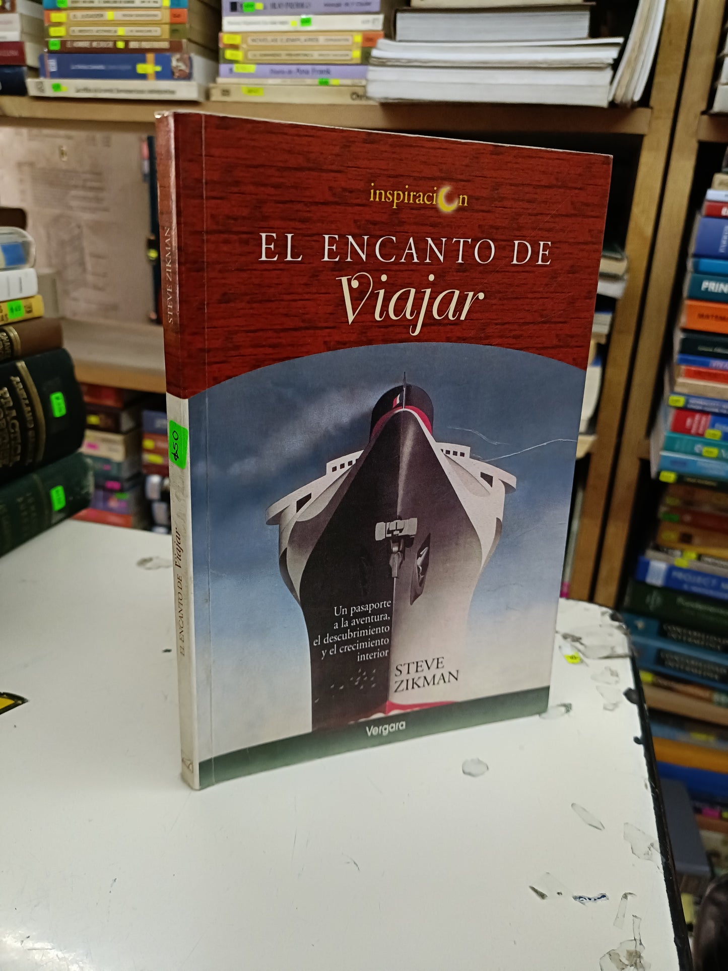 EL ENCANTO DE VIAJAR POR STEVE ZIKMAN USADO NOVELA LITERARIO 207