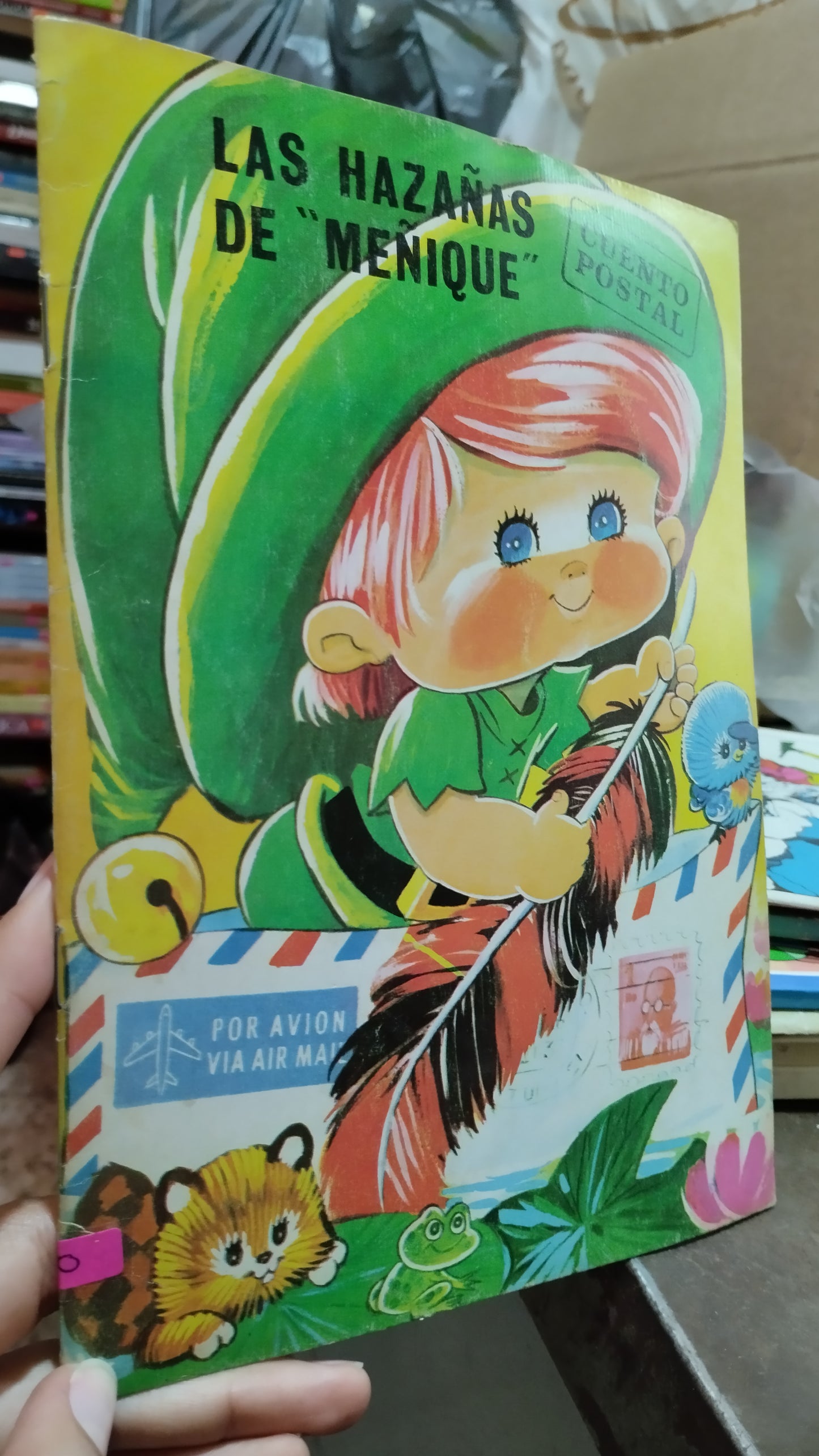 LAS HAZAÑAS DE MEÑIQUE POR EDITORIAL VICTORIA LIBRO USADO INFANTIL ALDAMA