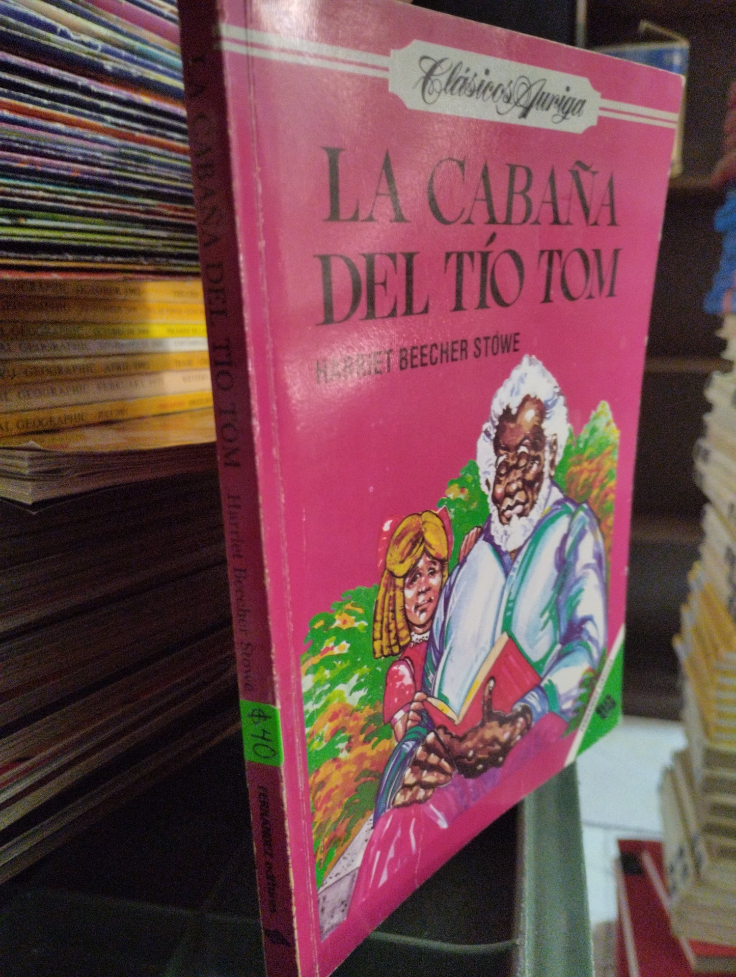 LA CABAÑA DEL TIO TOM HARRIET BEECHER STOWE USADO NOVELAS JUAREZ 515