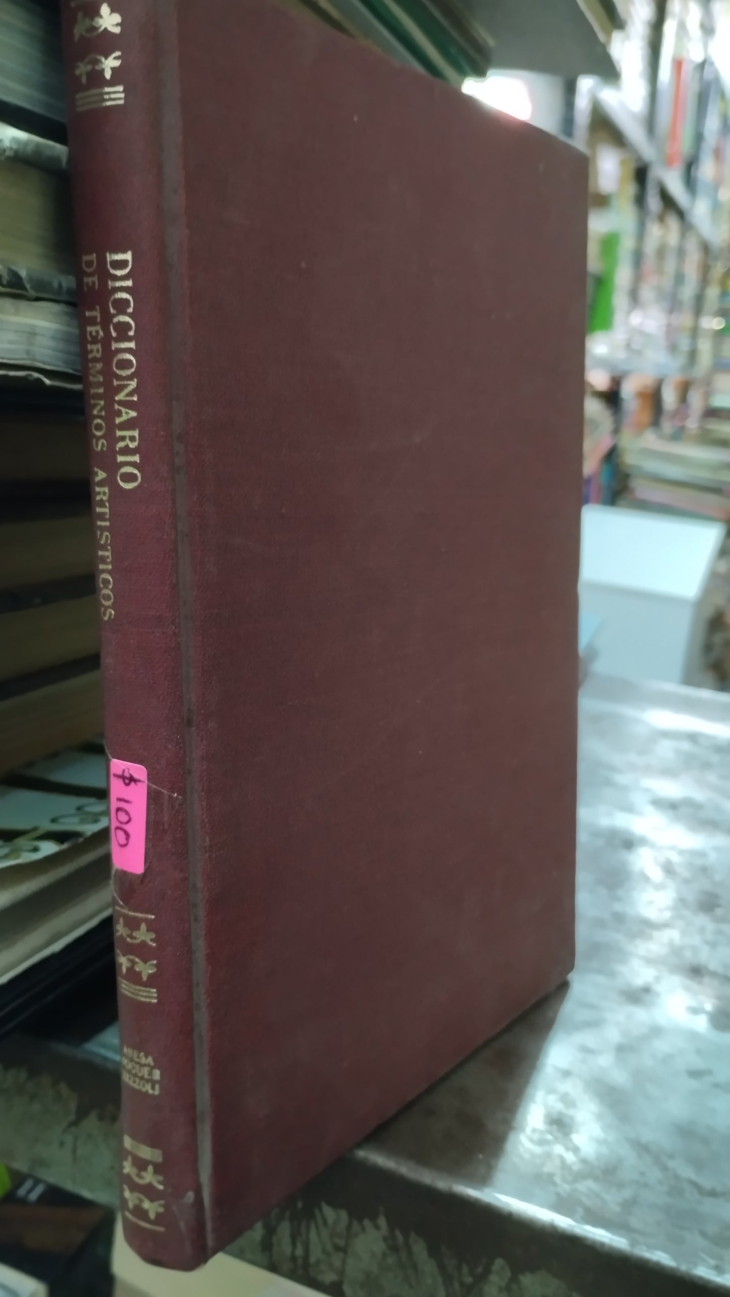 DICCIONARIO DE TERMINOS ARTISTICOS POR ANESA NOGUER RIZZOLI LIBRO USADO ARTE ALDAMA