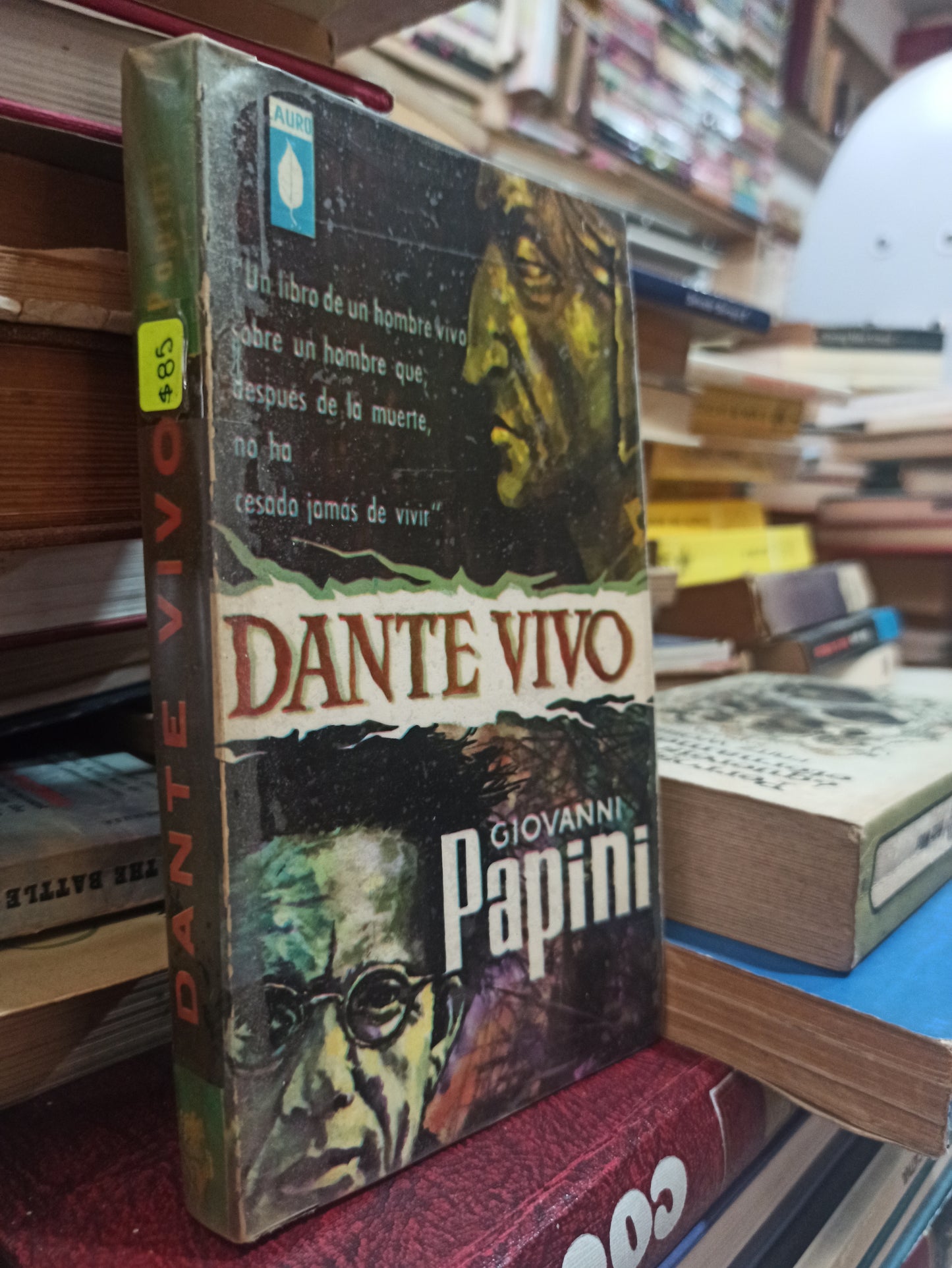 DANTE VIVO GIOVANNI PAPINI USADO NOVELAS ALDAMA