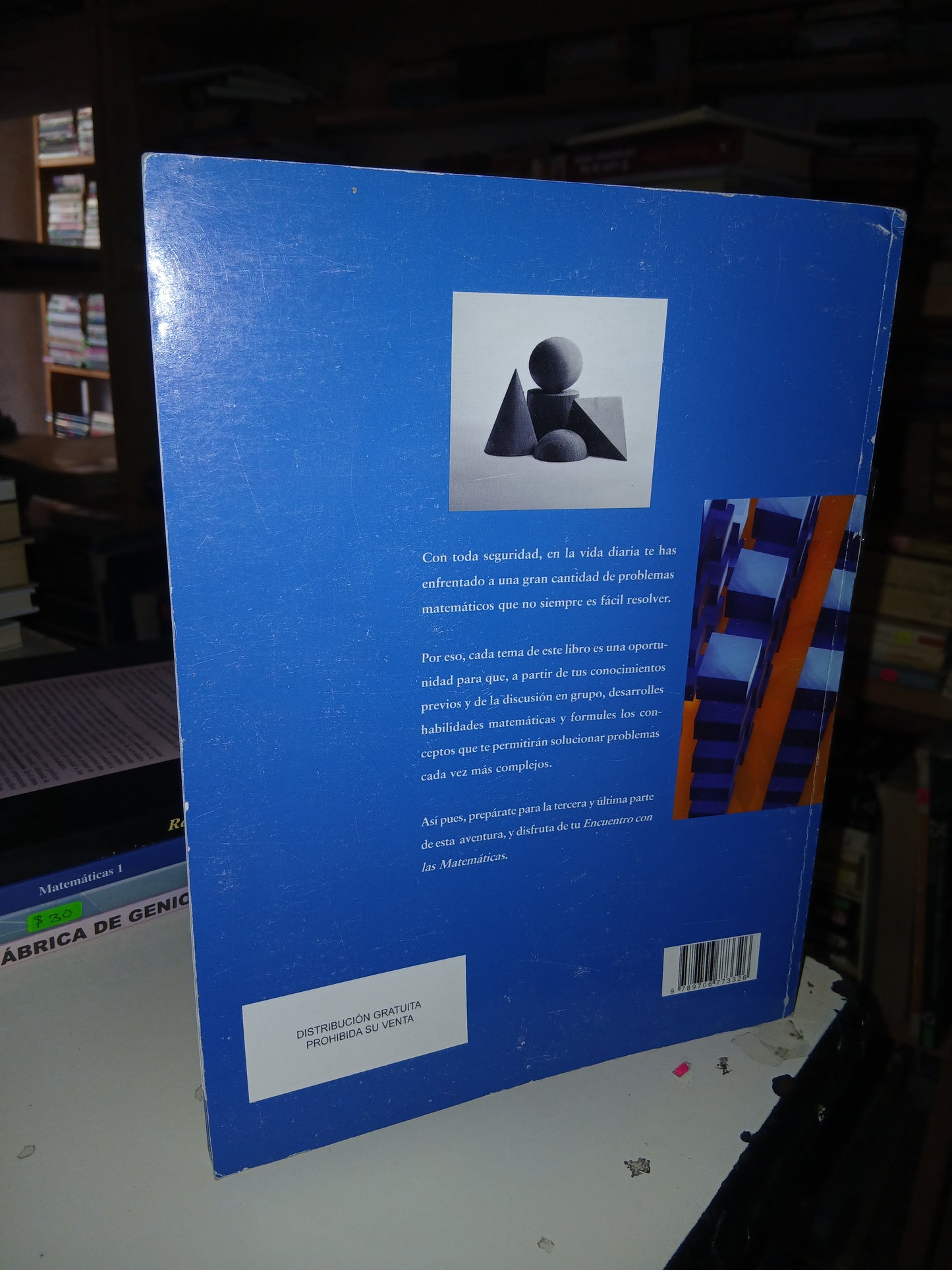 ENCUENTRO CON LAS MATEMÁTICAS (SECUNDARIA) POR CARLOS BOSCH GIRAL Y CLAUDIA GÓMEZ WULSCHNER USADO MATEMÁTICAS LITERARIO 207