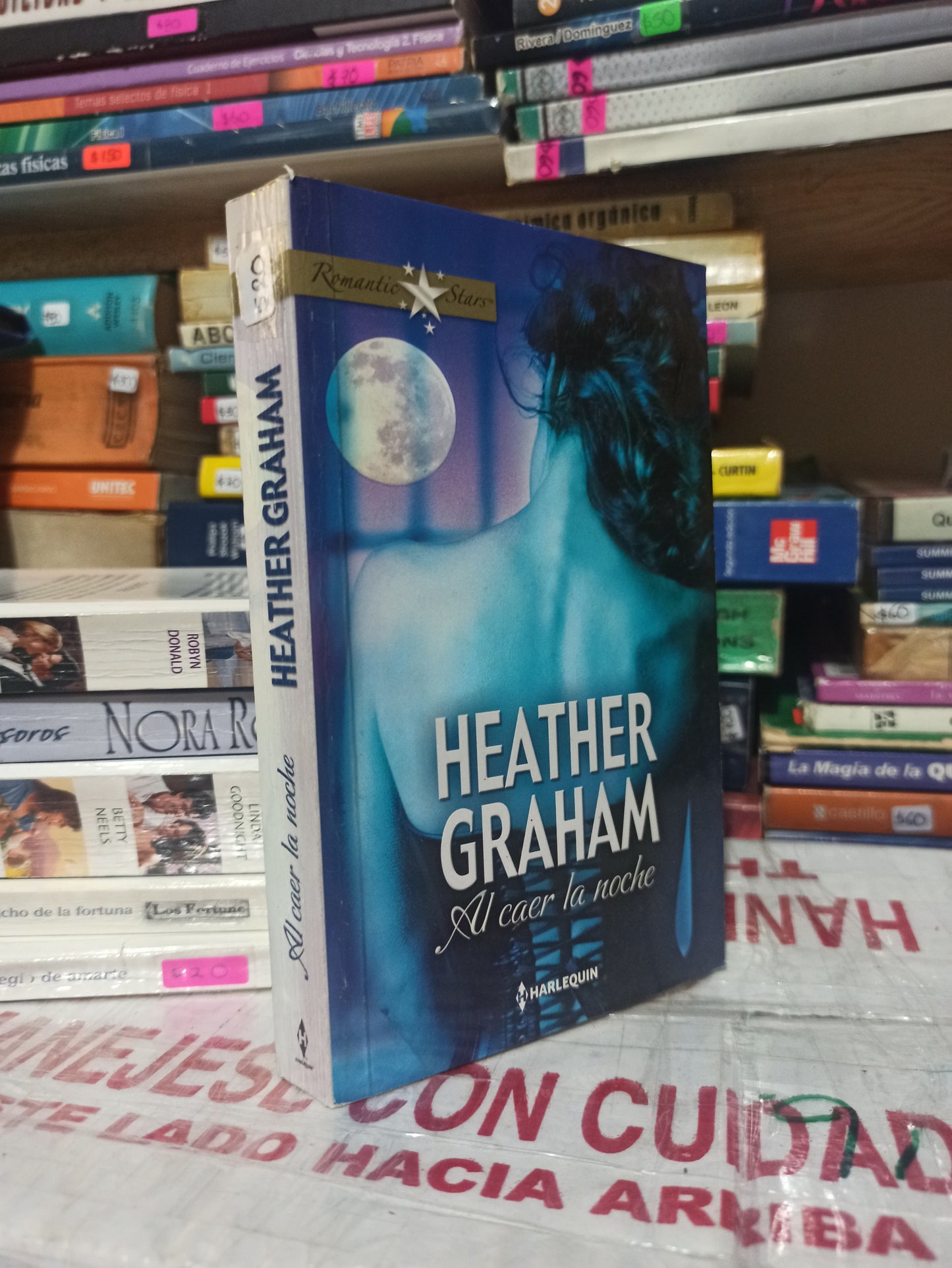 AL CAER LA NOCHE POR HEATHER GRAHAM USADO NOVELAS JUÁREZ