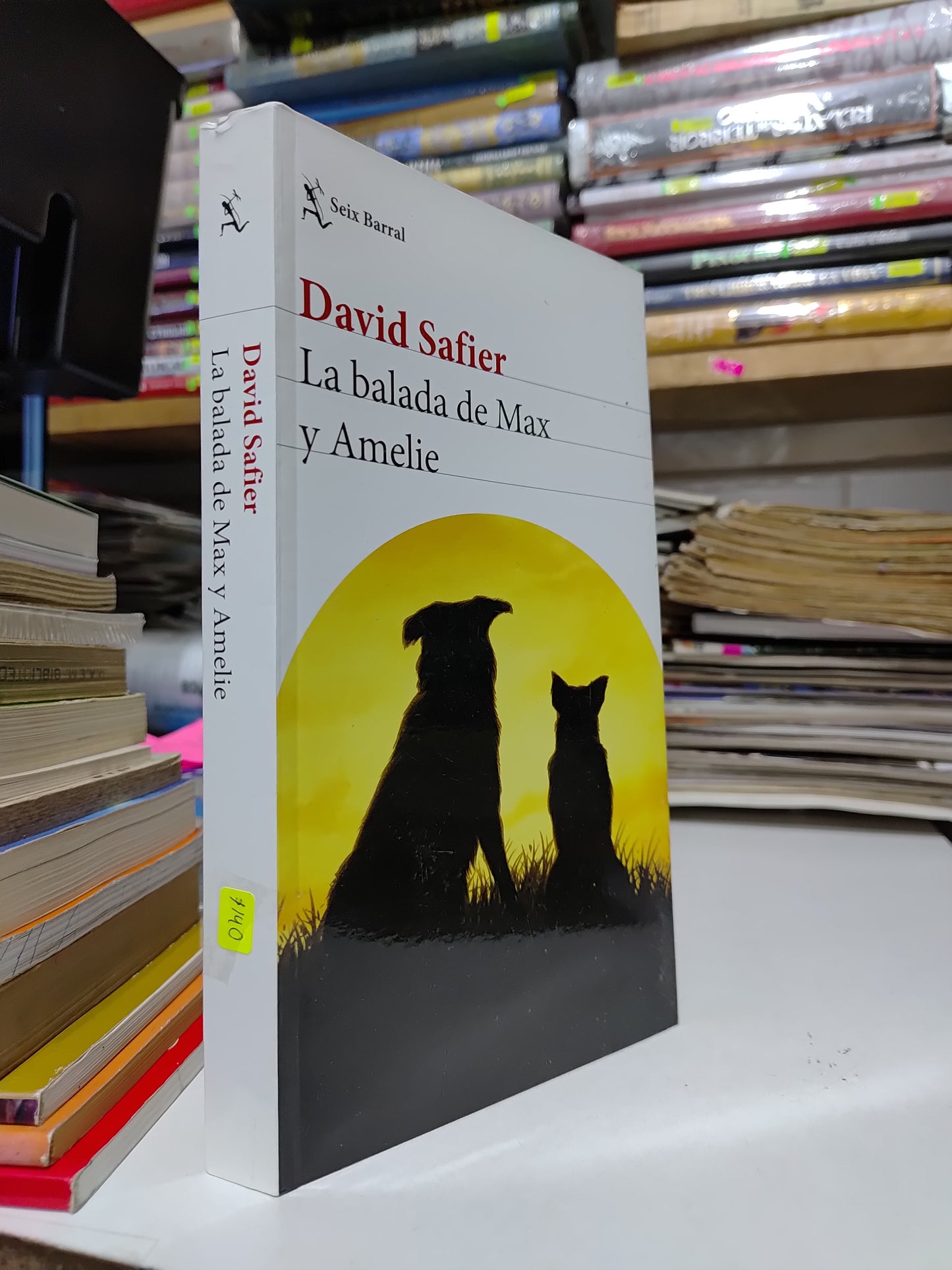 LA BALADA DE MAX Y AMELIE POR DAVID SAFIER USADO NOVELAS JUAREZ 507