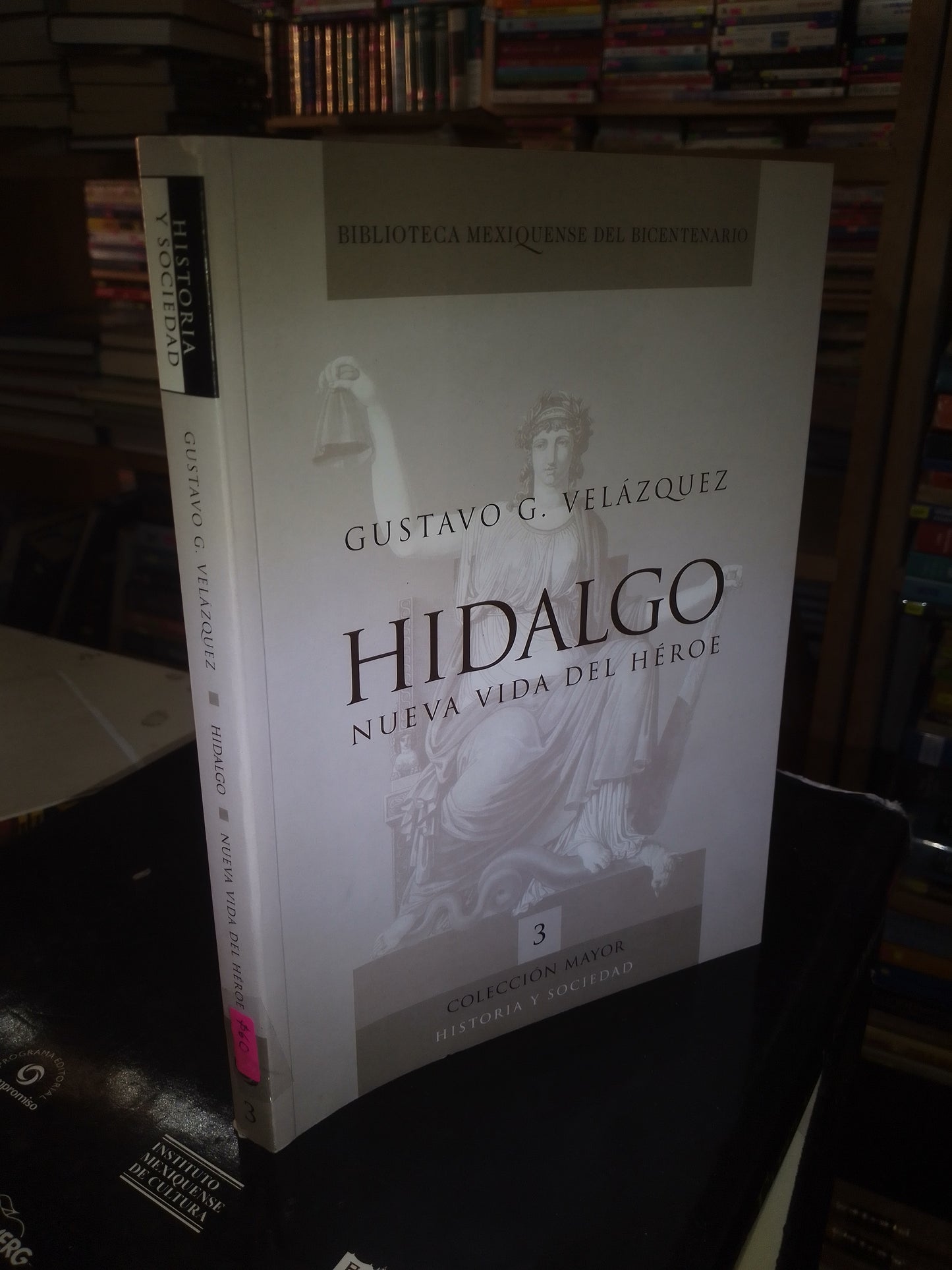 HIDALGO NUEVA VIDA DEL HEROE POR GUSTAVO G. VELAZQUEZ USADO HISTORIA LITERARIO 207