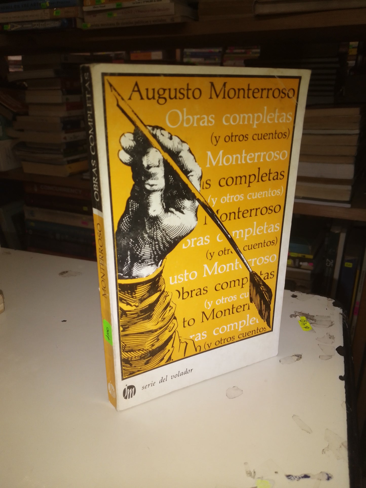 OBRAS COMPLETAS POR AUGUSTO MONTERROSO USADO NOVELA LITERARIO 207