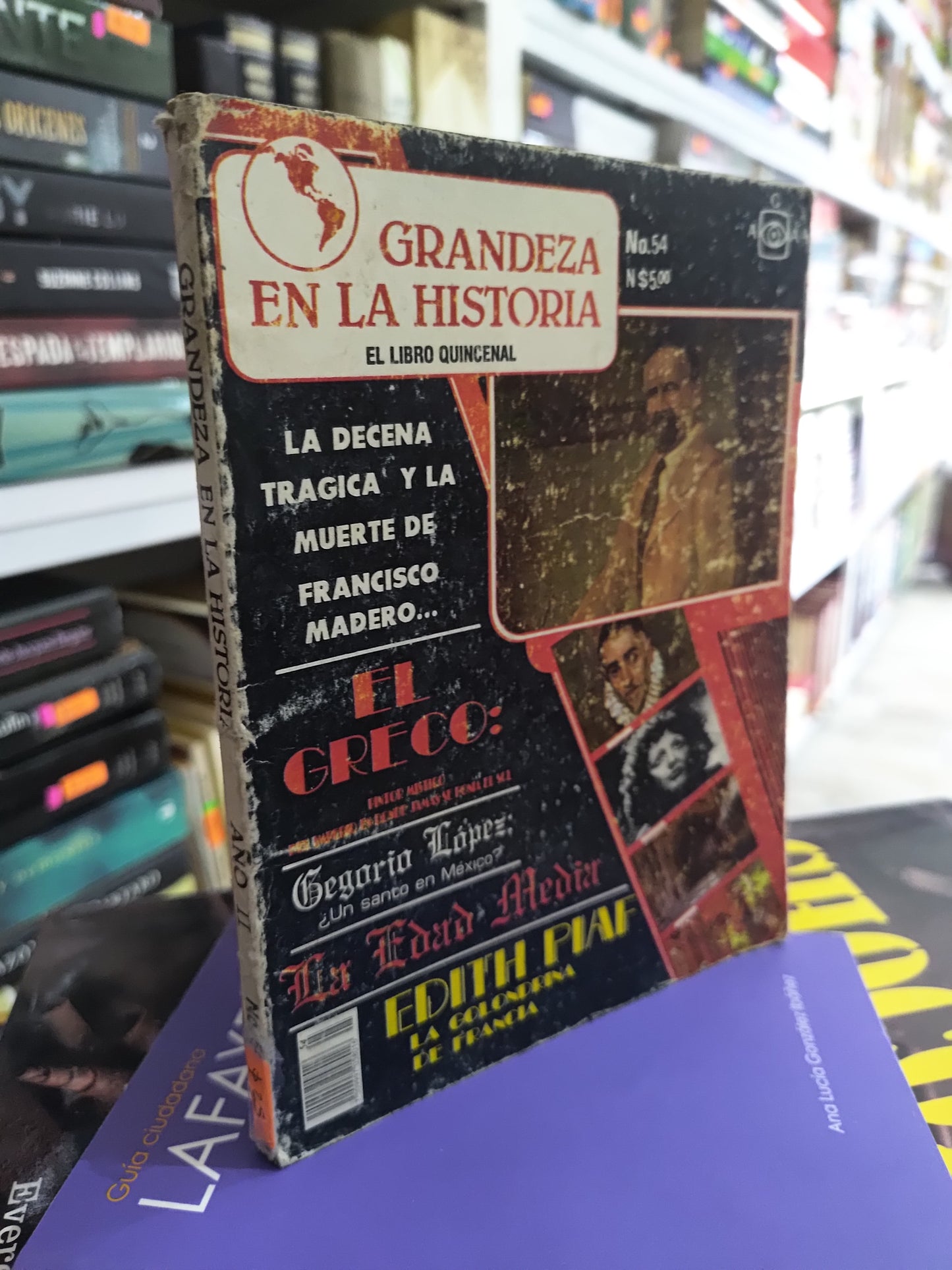 GRANDEZA EN LA HISTORIA POR EDITORIAL AGA USADO HISTORIA JUAREZ 515