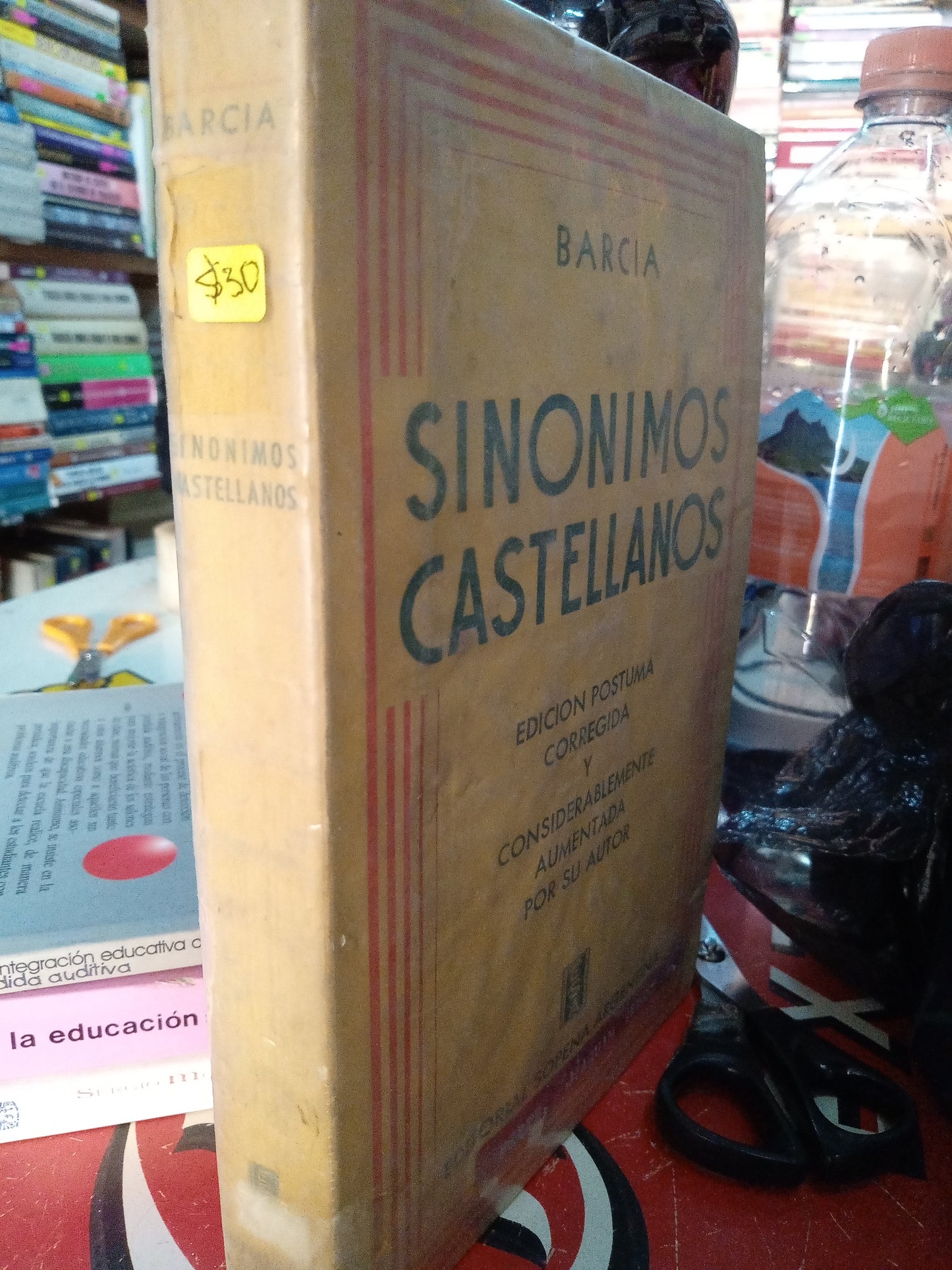 SINONIMOS CASTELLANOS POR BARCIA USADO EDUCACION LITERARIO 207