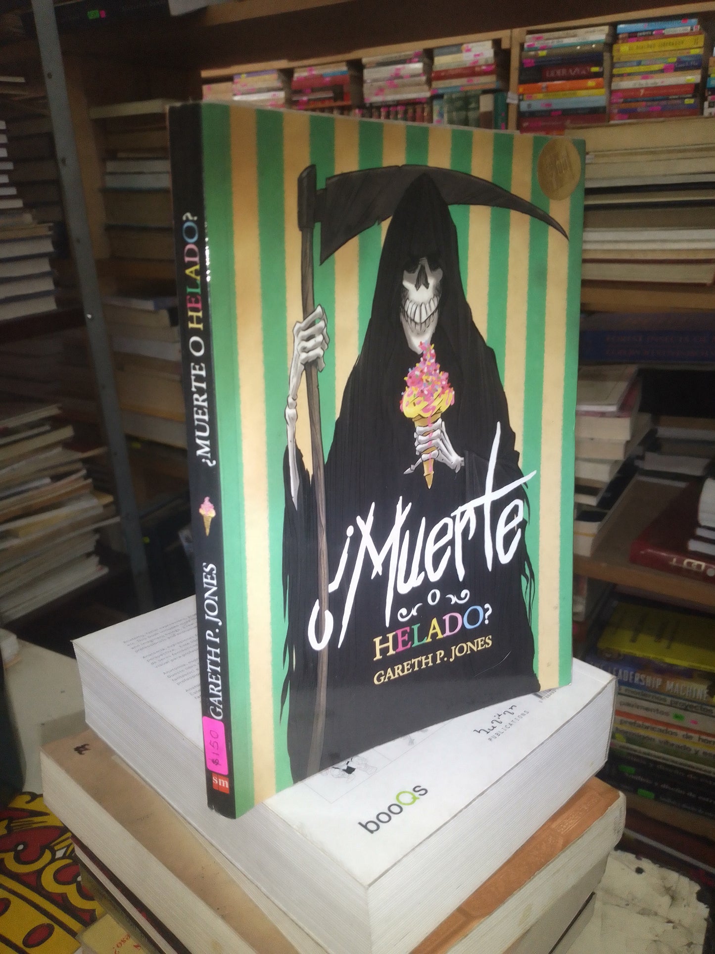 ¿MUERTE O HELADO? POR GARETH P. JONES USADO NOVELA LITERARIO 207