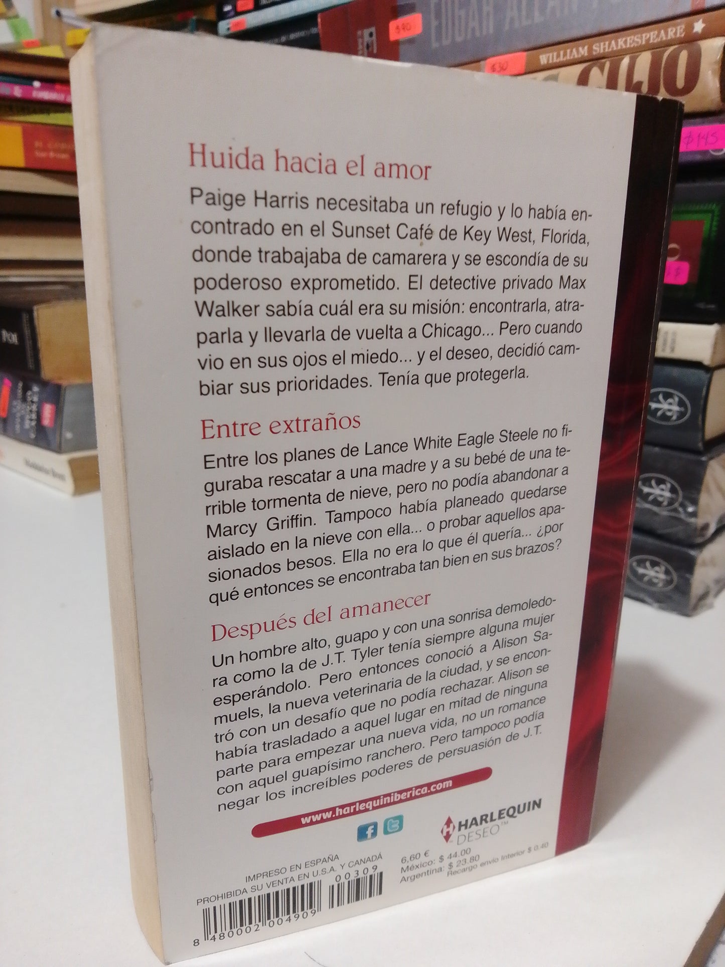 HUIDA HACIA EL AMOR POR LIZ JARRETT USADO NOVELA JUAREZ