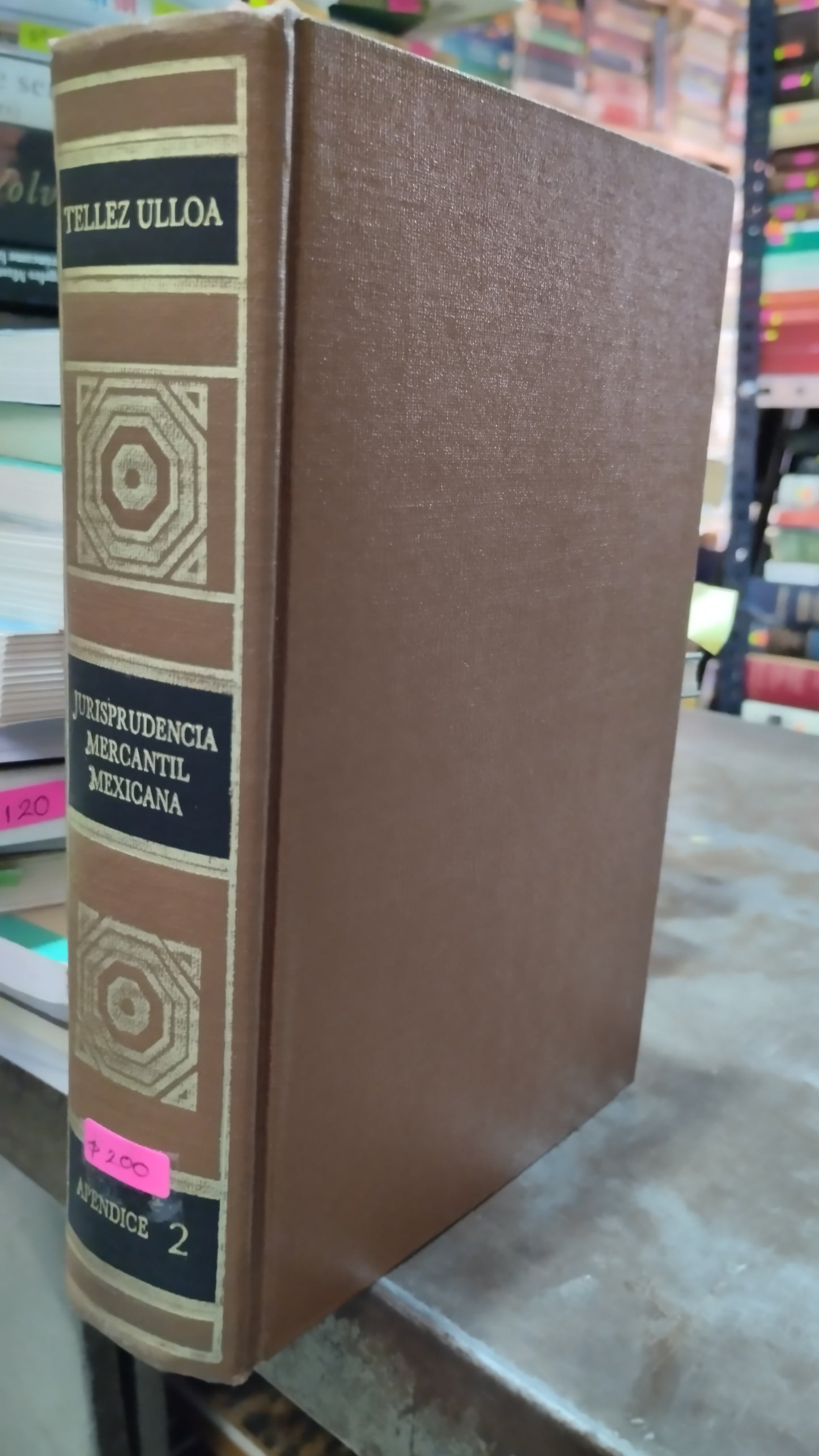 JURISPRUDENCIA MERCANTIL MEXICANA POR TELLEZ ULLOA APENDICE 2 LIBRO USADO DERECHO ALDAMA