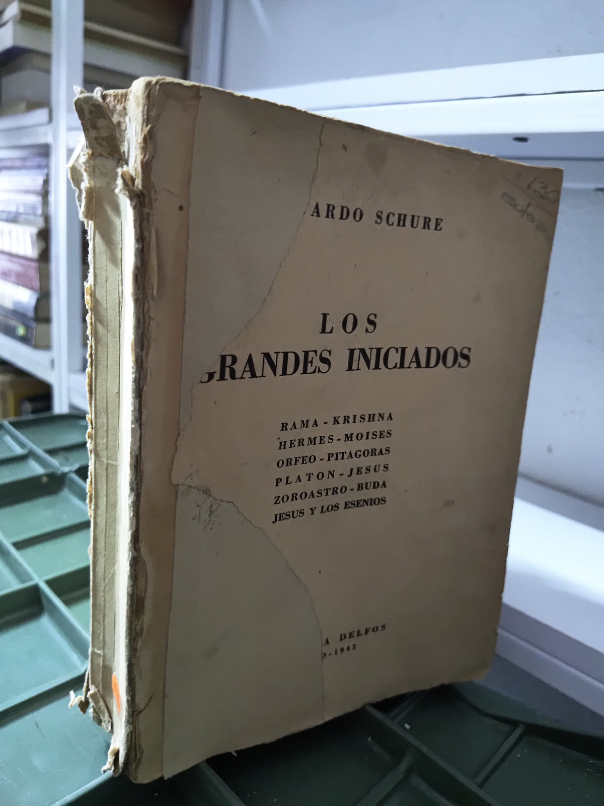 LOS GRANDES INICIADOS POR ARDO SCHURE USADO ESOTERISMO JUAREZ 515
