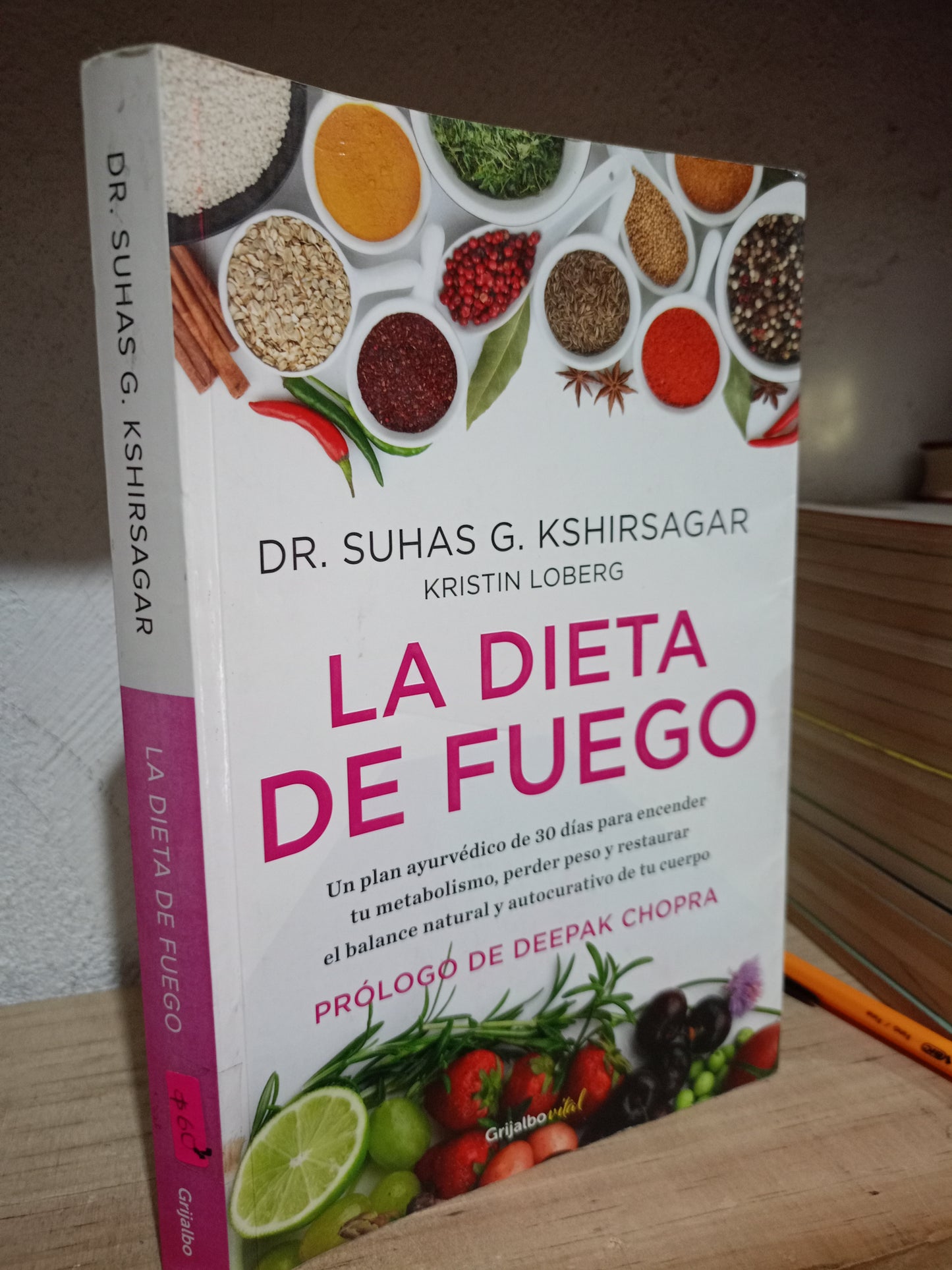 LA DIETA DE FUEGO POR SUHAS G. KSHIRSAGAR USADO SALUD LITERARIO 305