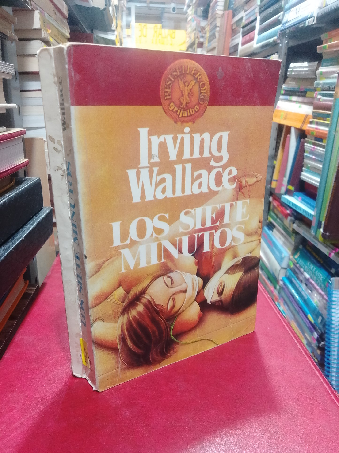 LOS SIETE MINUTOS POR IRVING WALLACE USADO NOVELA JUÁREZ