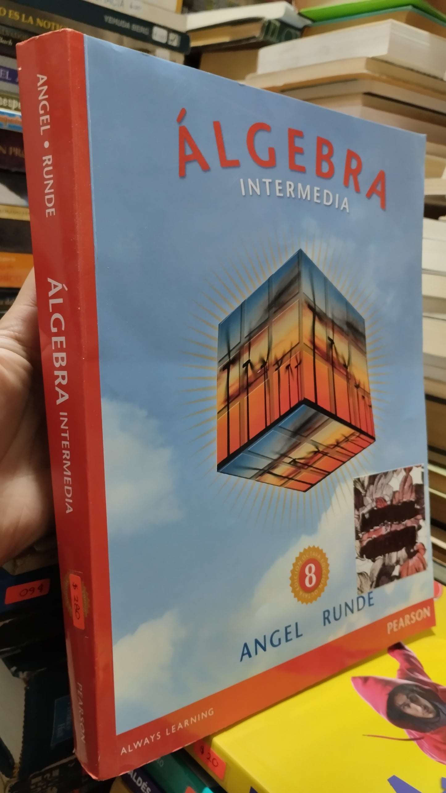 ALGEBRA INTERMEDIA POR ANGEL RUNDE LIBRO USADO MATEMATICAS ALDAMA