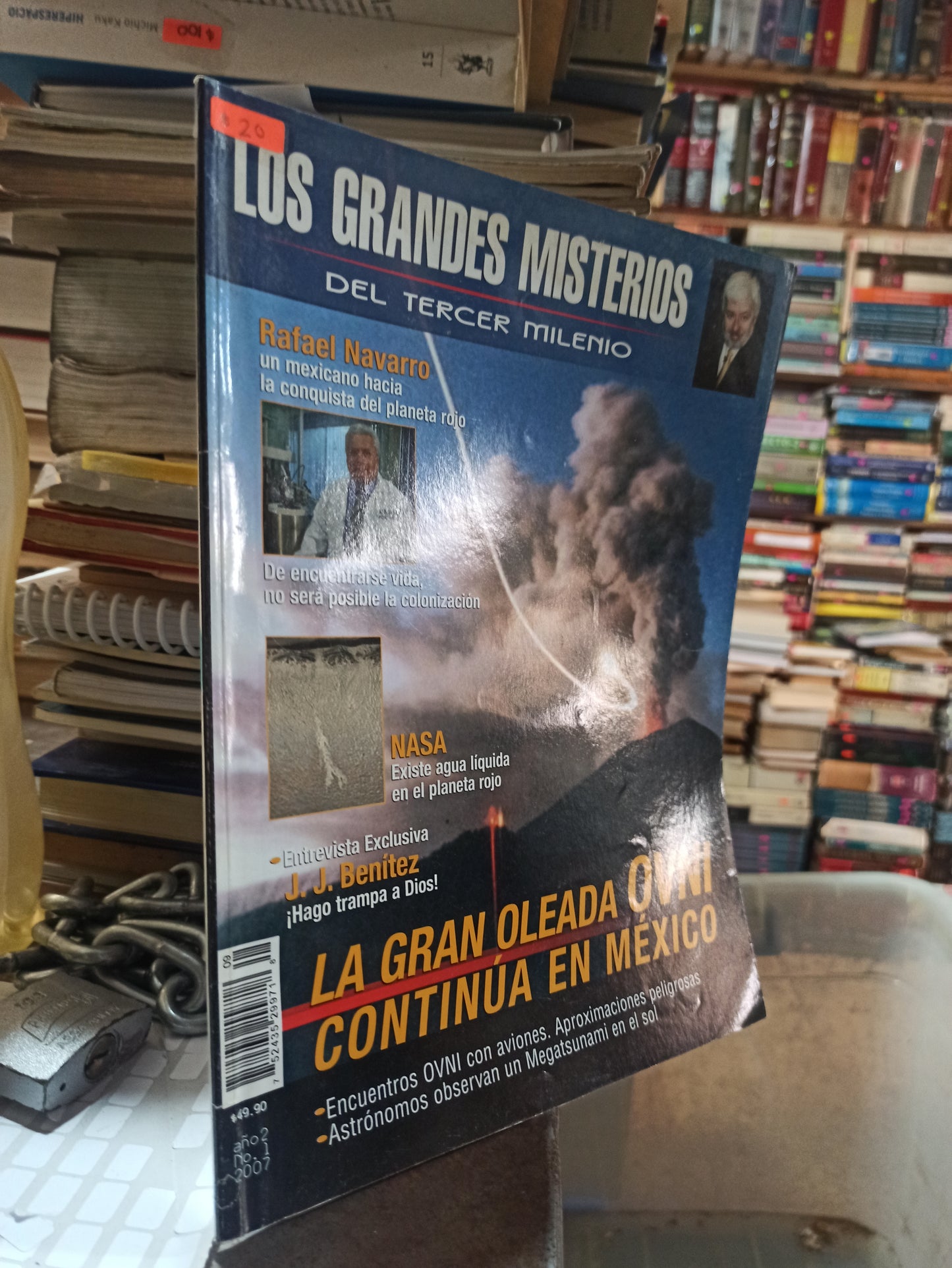 LOS GRANDES MISTERIOS DEL TERCER MILENIO LA GRAN OLEADA OVNI POR JAIME MAUSSAN USADO ESOTERISMO ALDAMA
