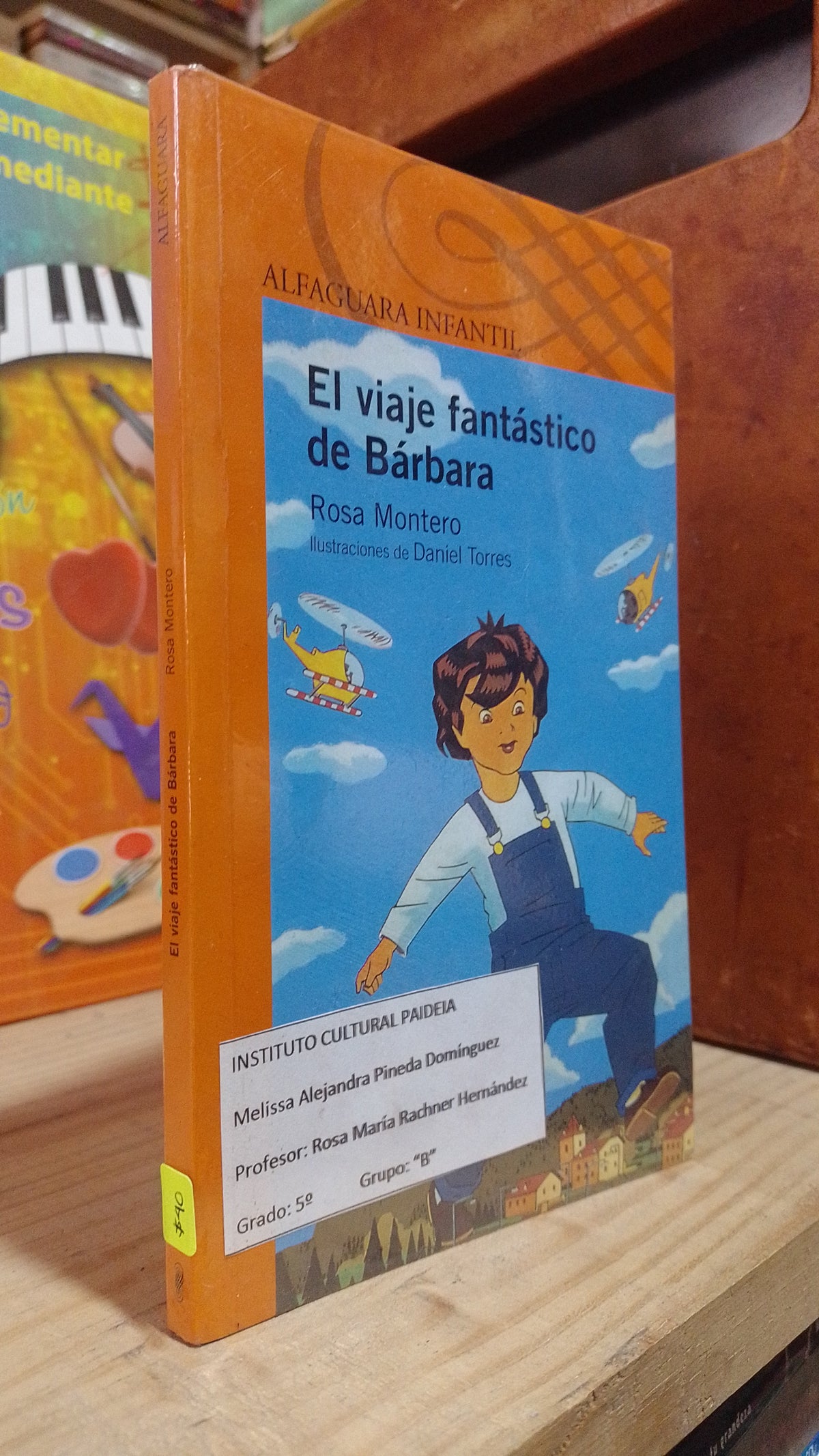 EL VIAJE FANTASTICO DE BARBARA POR ROSA MONTERO USADO INFANTIL ALDAMA