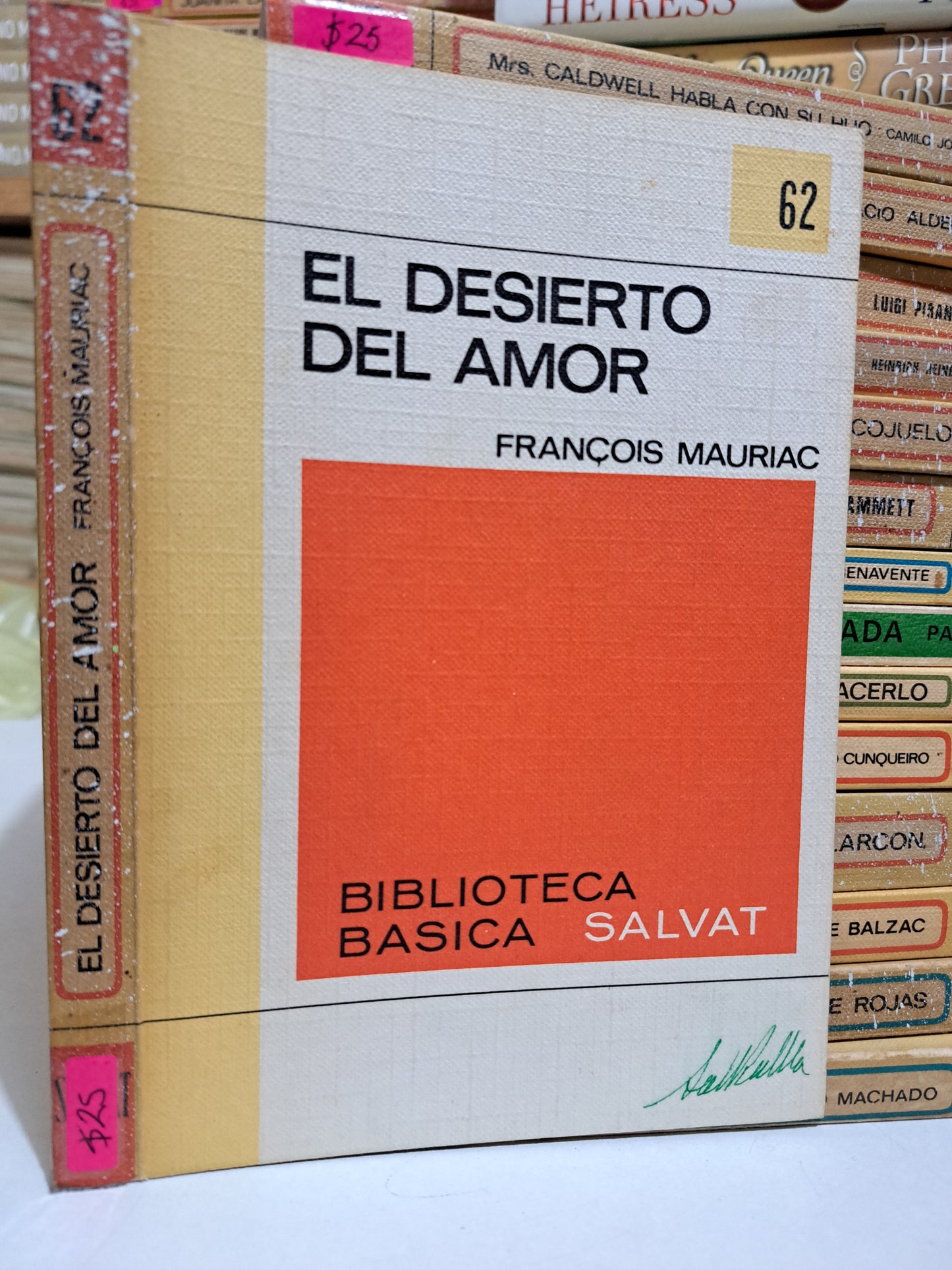 EL DESIERTO DEL AMOR FRANCOIS MAURIAC USADO NOVELA JUÁREZ