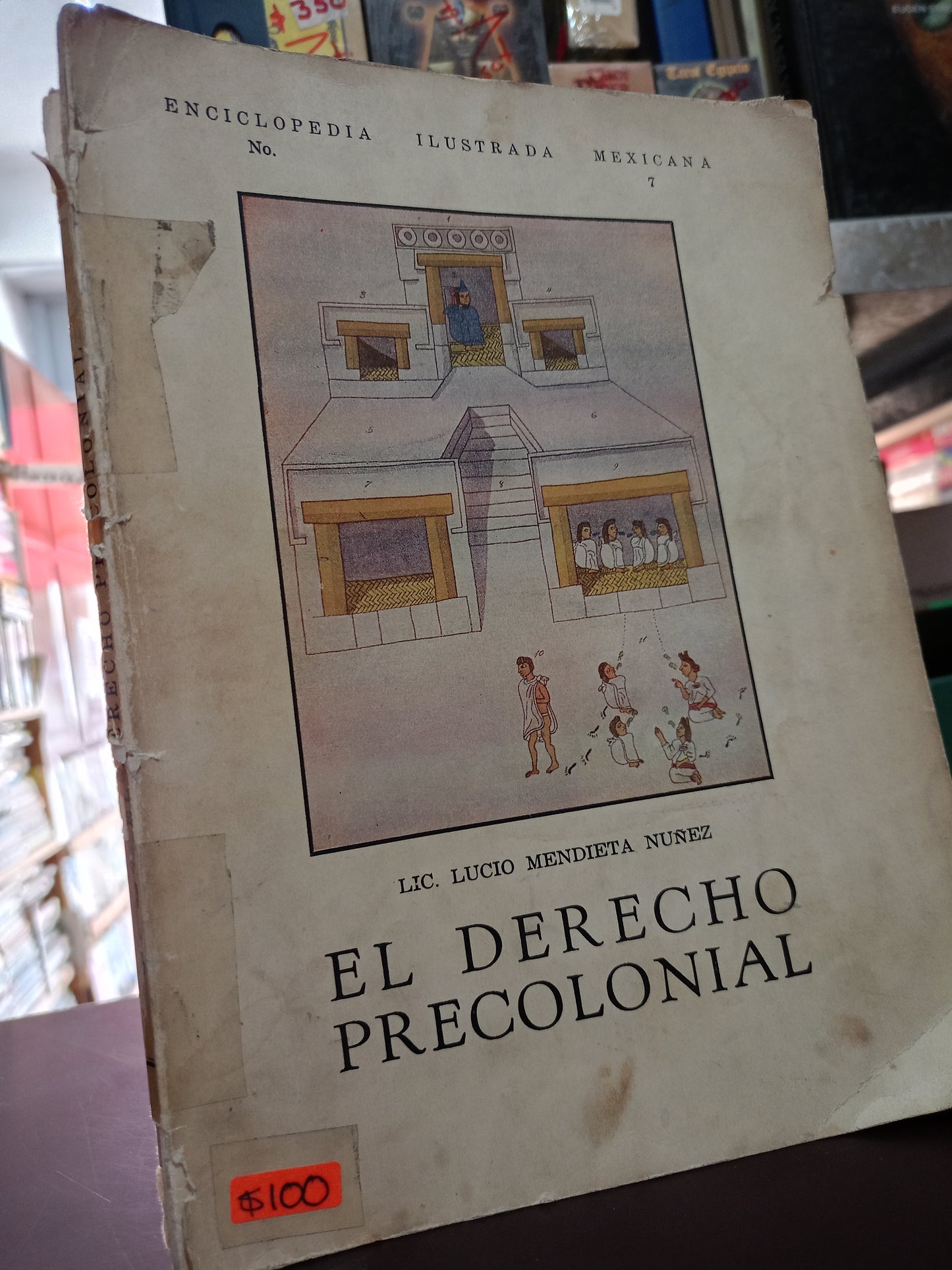 EL DERECHO PRECOLONIAL POR LUCIO MENDIETA NUÑEZ USADO HISTORIA LITERARIO 305