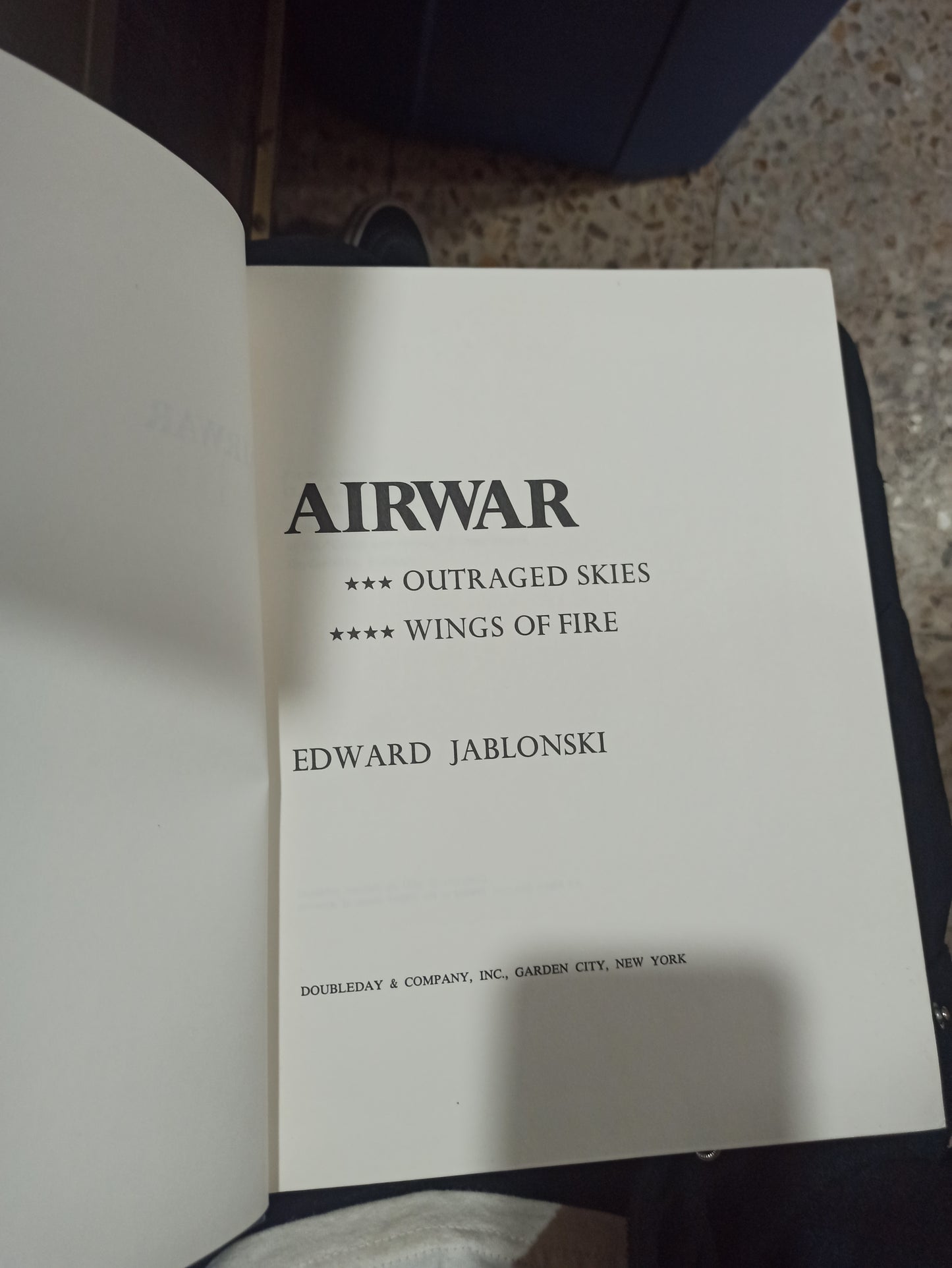 AIRWAR POR EDWARD JABLONSKI USADO 2DA GUERRA ALDAMA