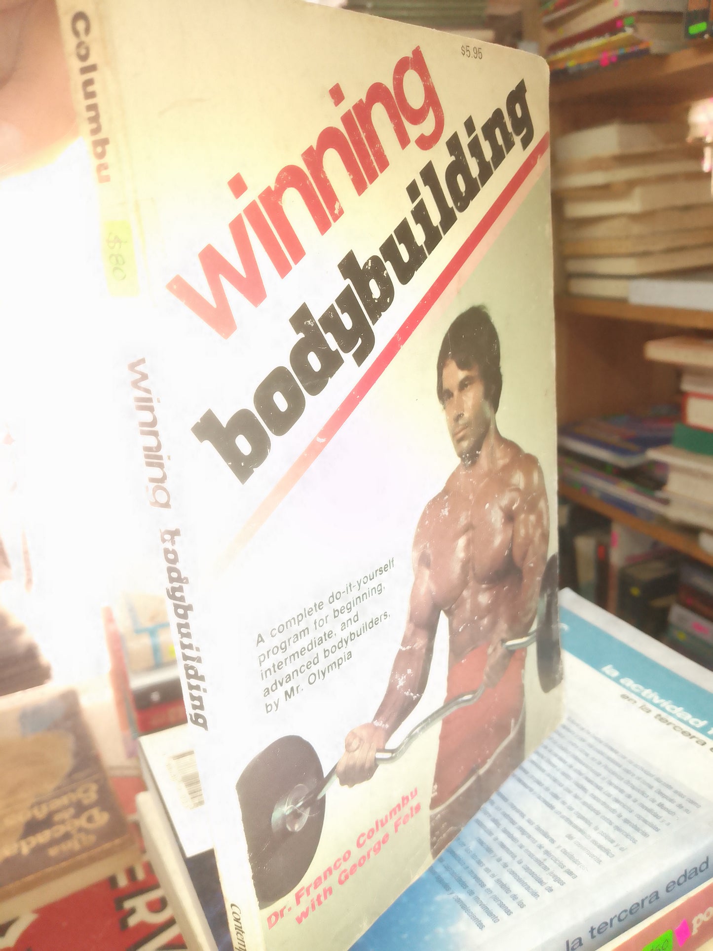 WINNING BODYBUILDING POR FRANCO COLUMBU USADO DEPORTES LITERARIO 207