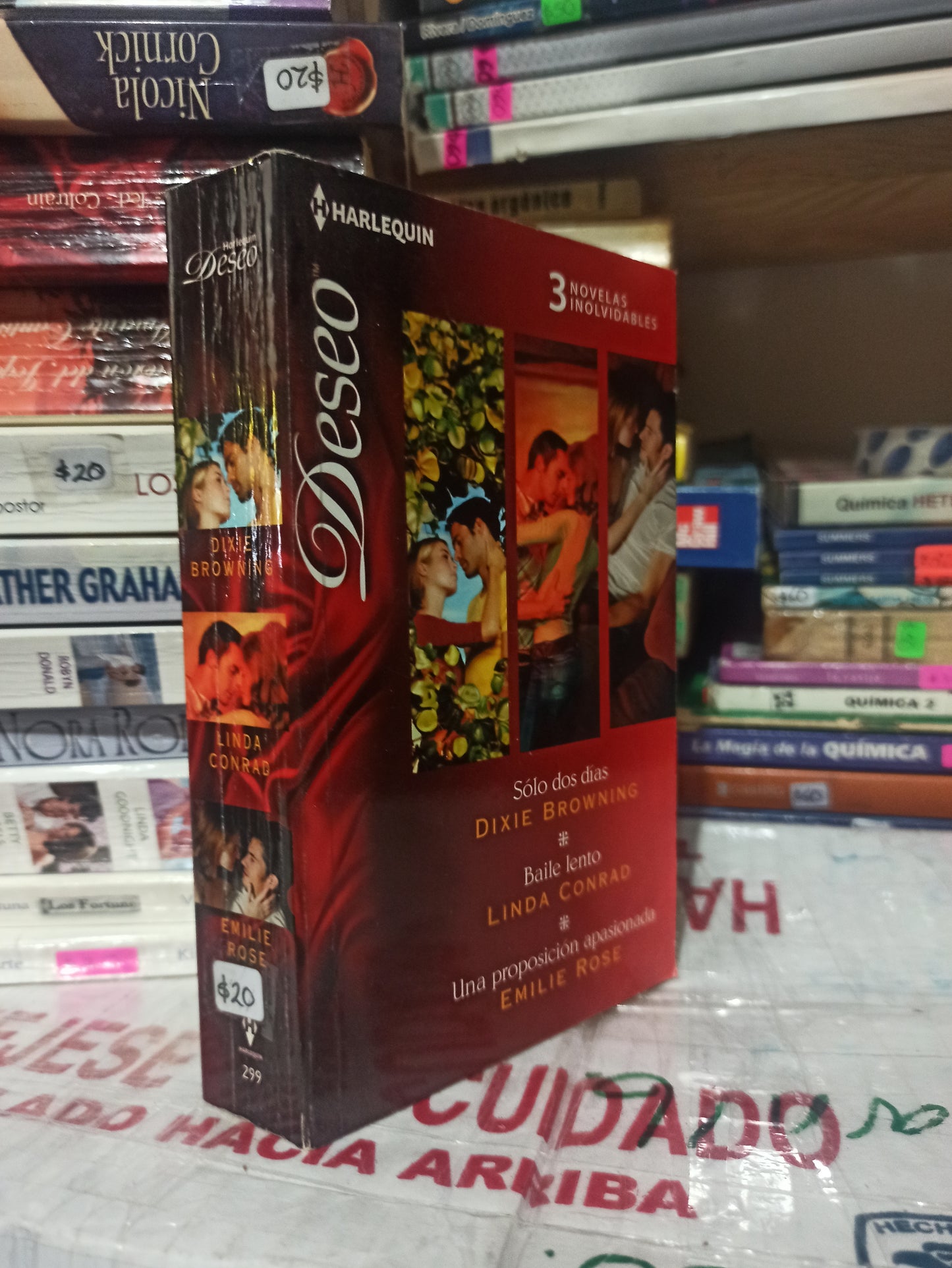 SOLO DOS DIAS/BAILE LENTO/ UNA PROPOSICIÓN APASIONADA POR DIXIE BROWING Y OTROS USADO NOVELAS JUÁREZ