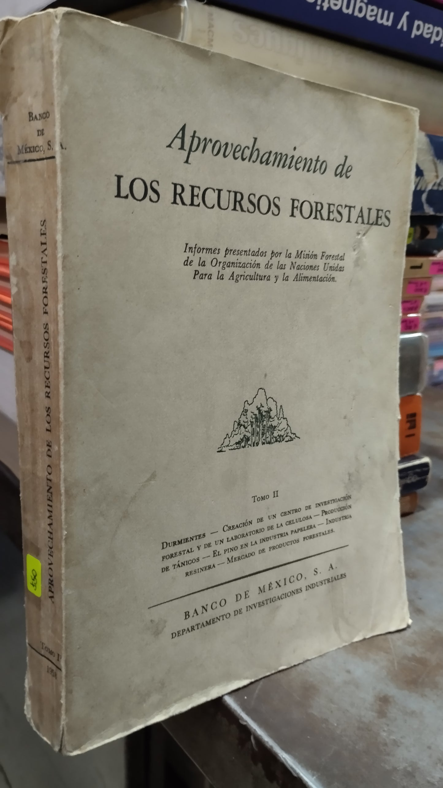 APROVECHAMIENTO DE LOS RECURSOS NATURALES TOMO II LIBRO USADO AGRICULTURA ALDAMA