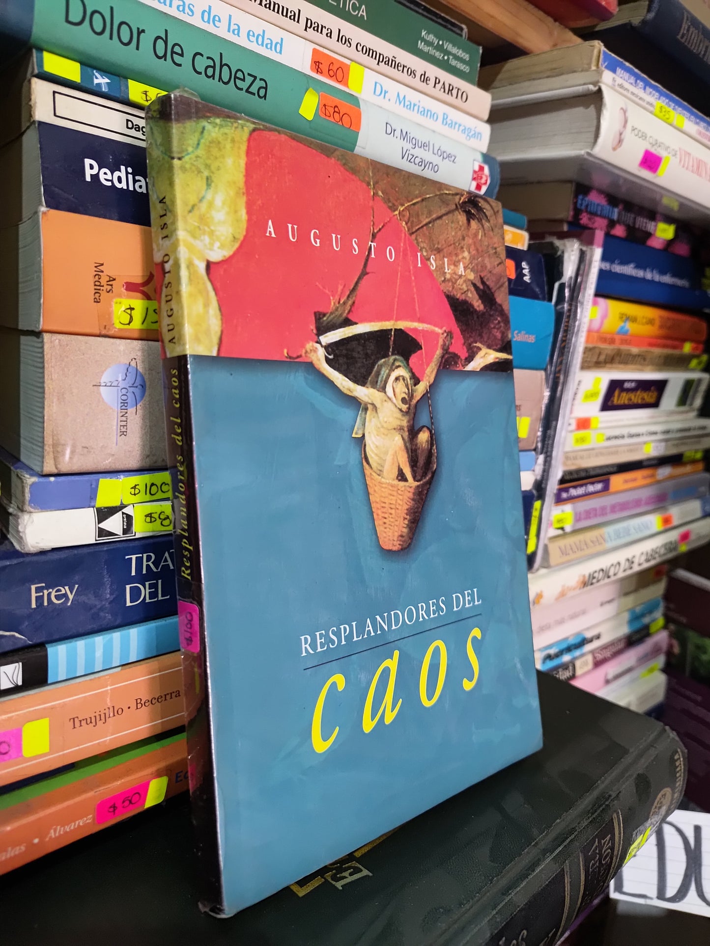 RESPLANDORES DEL CAOS POR AUGUSTO ISLA USADO NOVELAS LITERARIO 305