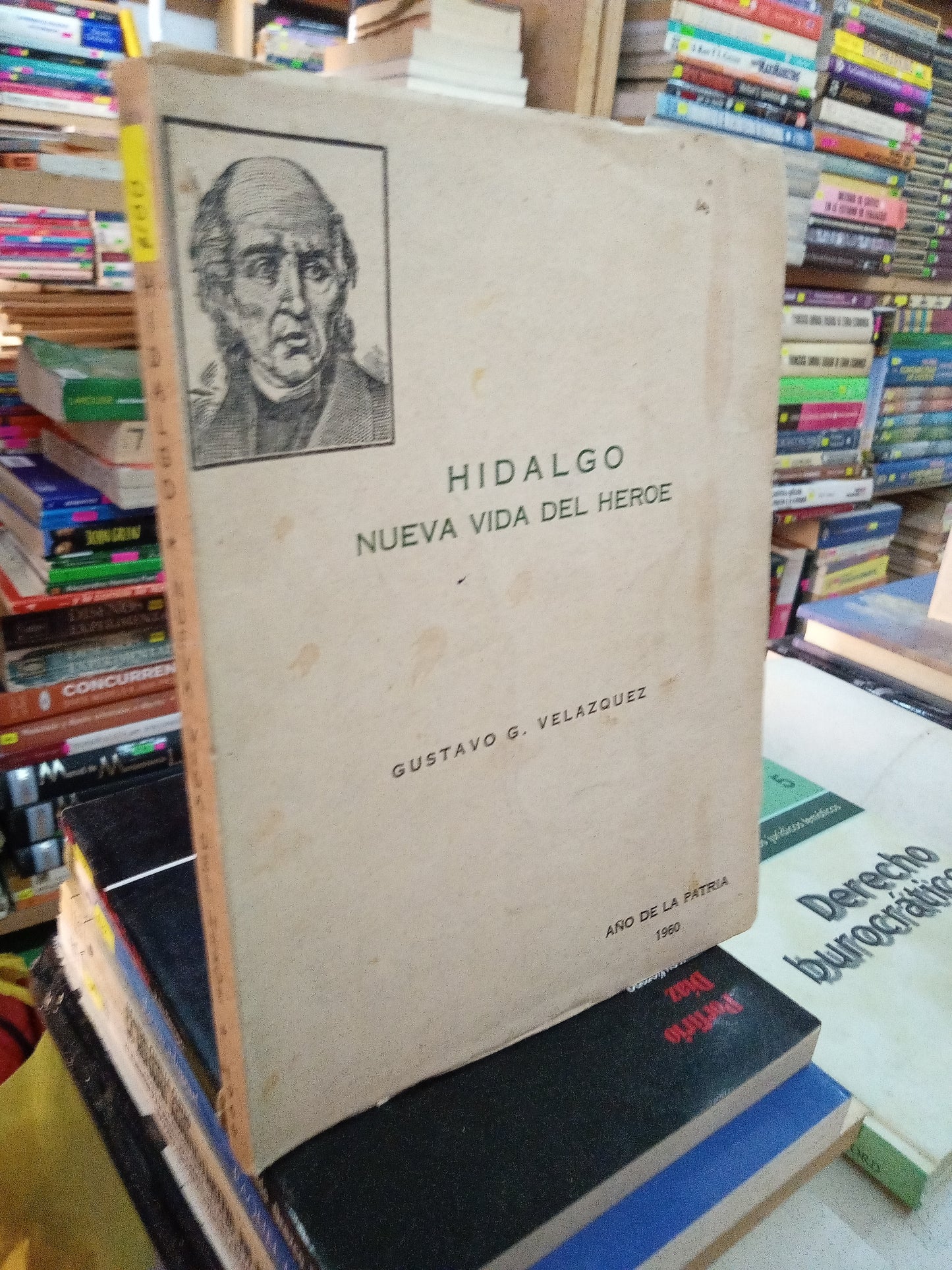 HIDALGO NUEVA VIDA DEL HEROE POR GUSTAVO G VELZQUEZ USADO HISTORIA LITERARIO 207