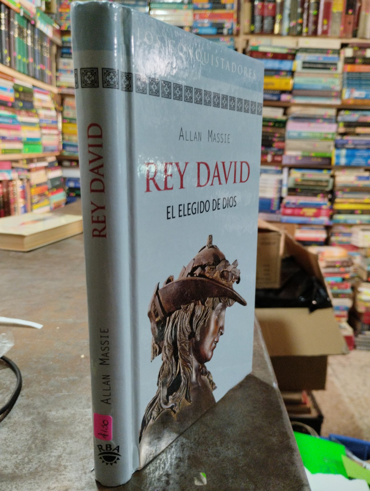 REY DAVID EL ELEGIDO DE DIOS POR ALLAN MASSIE USADO NOVELAS ALDAMA