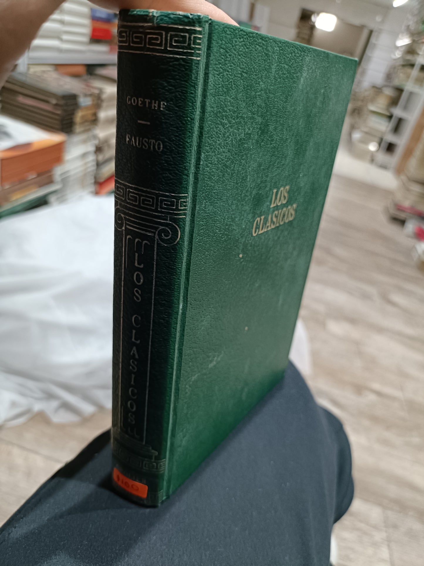 LOS CLASICOS FAUSTO POR GOETHE USADOS NOVELAS JUAREZ 515
