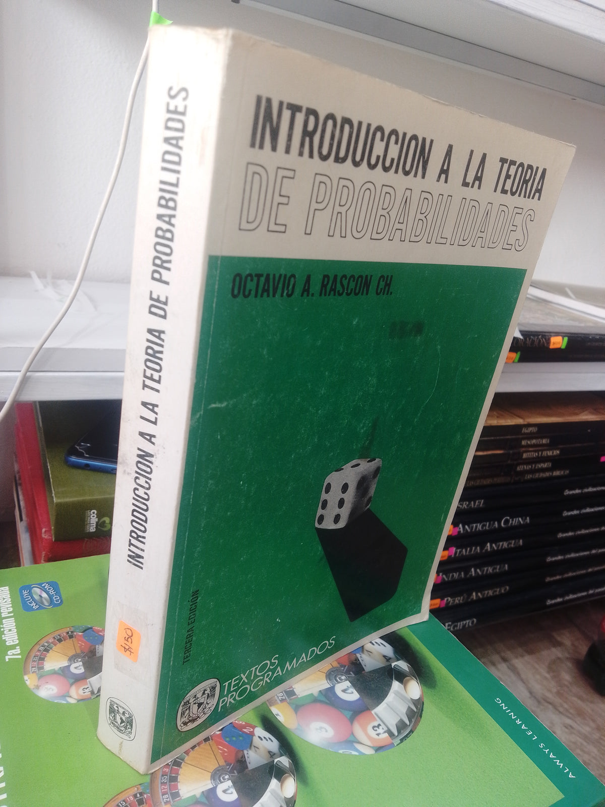 INTRODUCCION A LA TEORIA DE PROBABILIDADES POR OCTAVIO RASCON USADO MATEMATICAS JUAREZ 515
