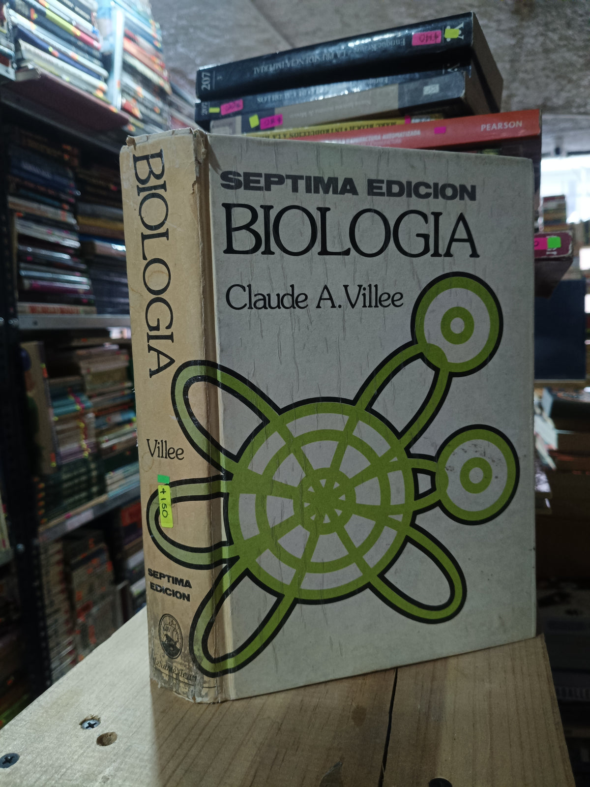 BIOLOGIA SEPTIMA EDICION POR CLAUDE A. VILLEE USADO BIOLOGÍA ALDAMA