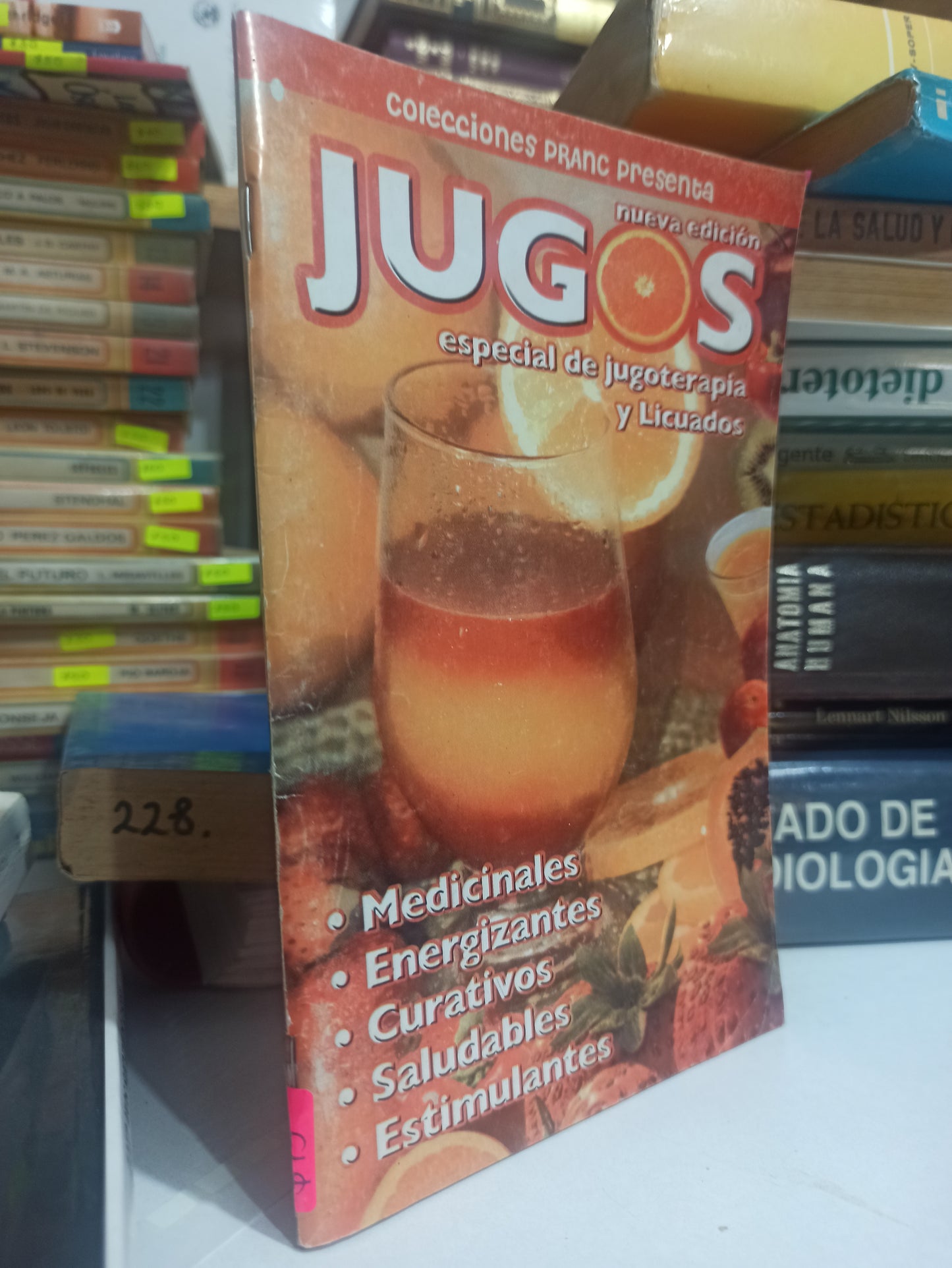 JUGOS ESPECIAL RE JUGOTERAPIA Y LICUADOS POR EDITORIAL BARCO USADO SALUD JUÁREZ